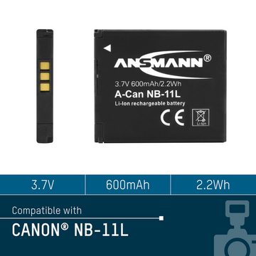 ANSMANN AG Li-Ion Akku A-Can NB 11 L 3,7V Typ 600 mAh, leistungsstark Akku 600 mAh (3.7 V)