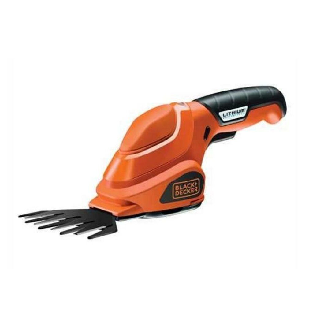 Black + Decker Heckenschere Akku-Grasschere GSL200, 3,6Volt (orange/schwarz)