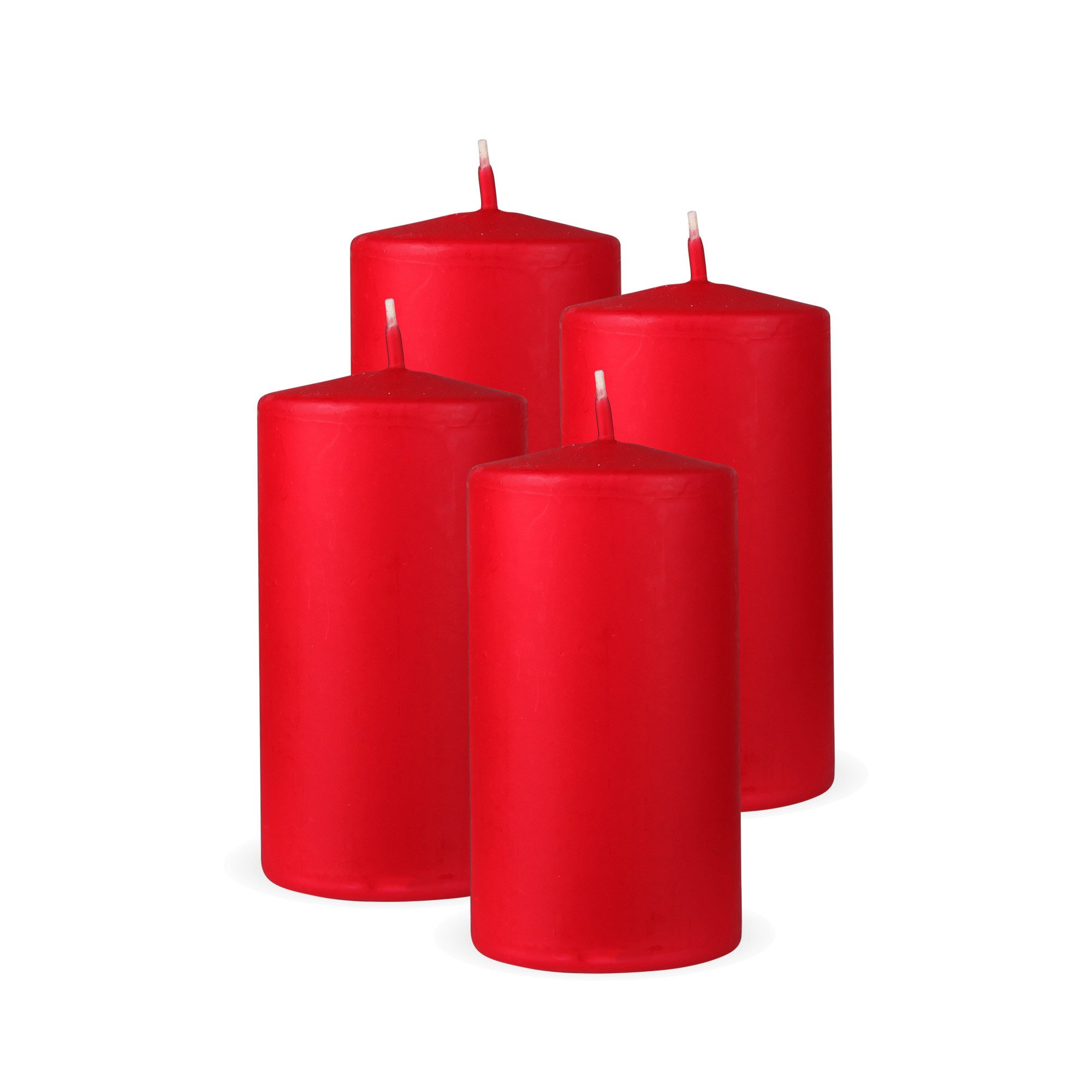 HS Candle Stumpenkerze Säulenkerze Ø7cm (4-tlg), Wachskerzen - unparfümiert günstig online kaufen