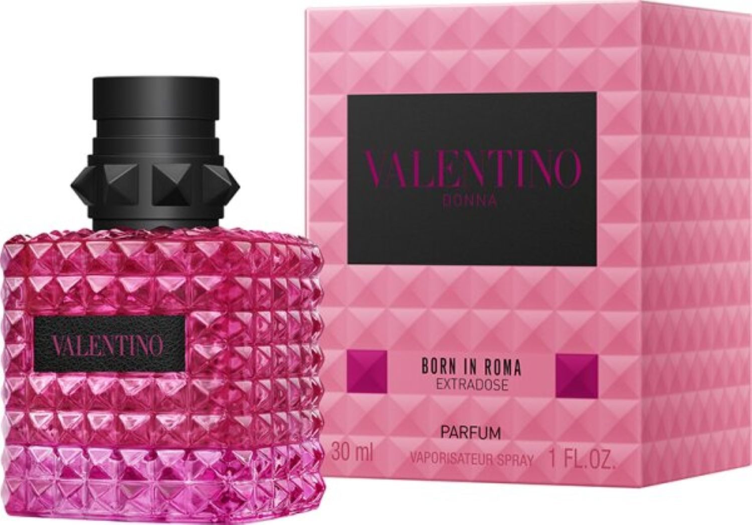 Valentino Extrait Parfum BORN IN ROMA DONNA Extradose, Glasflakon