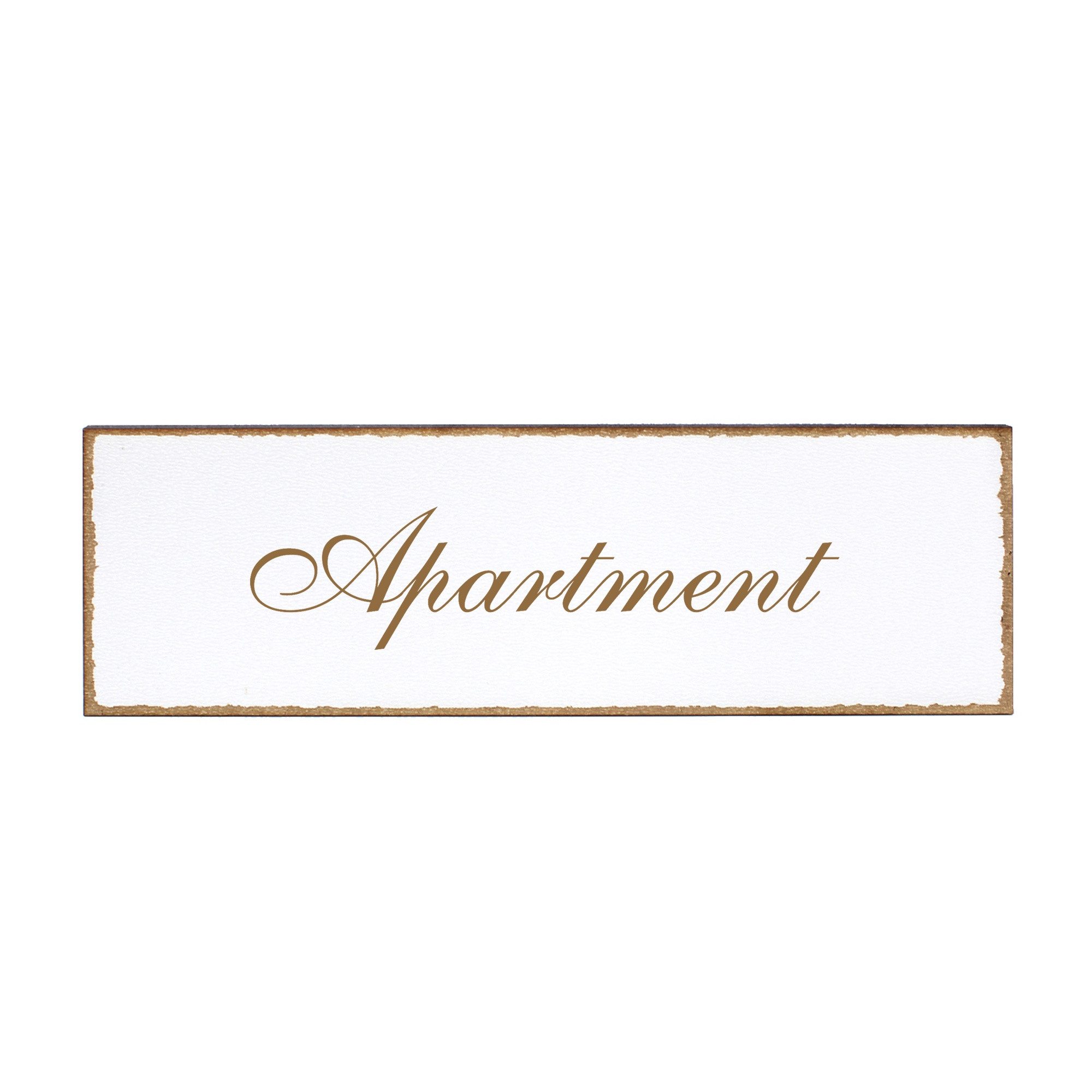 Dekolando Hinweisschild Türschild - Apartment - Schild 150 x 50 mm - Schilder Türschilder