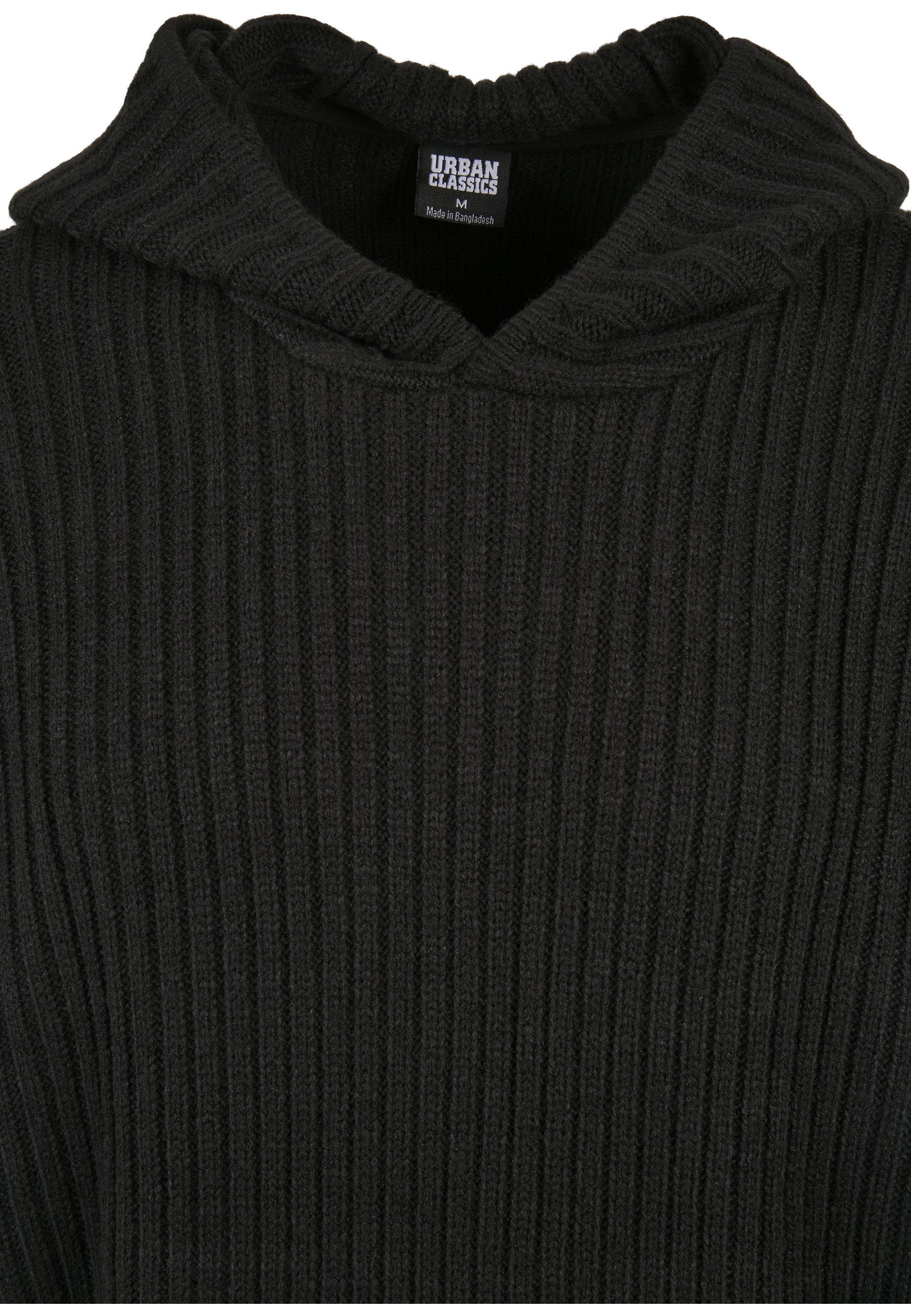 URBAN CLASSICS Rundhalspullover Urban Classics Herren Knitted Hoody (1-tlg)