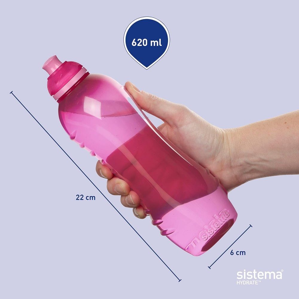 Squeeze Twist n - - sortiert Trinkflasche sistema Sip Trinkflasche
