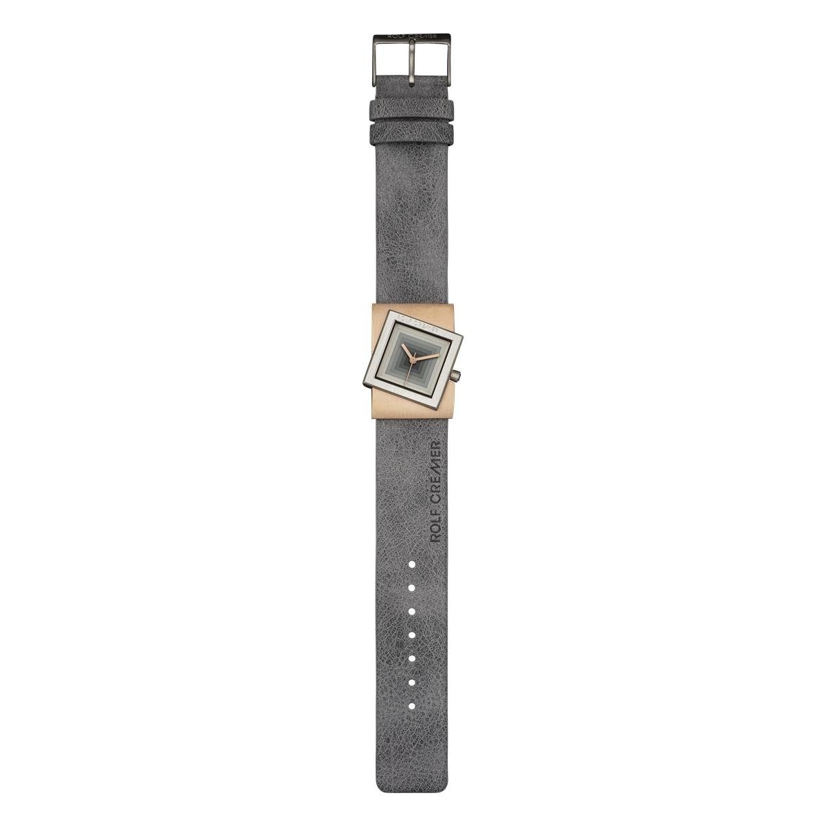 Rolf Cremer Quarzuhr Rolf Cremer Uhr Turn S 507722 Lederband, Edelstahl, gr günstig online kaufen
