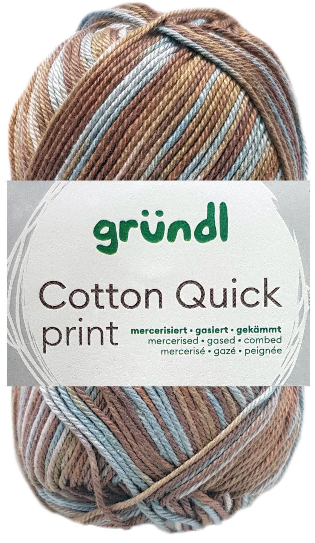 Gründl 50 Gramm Gründl Cotton Quick Print Strickgarn Farbauswahl Bastelgarn