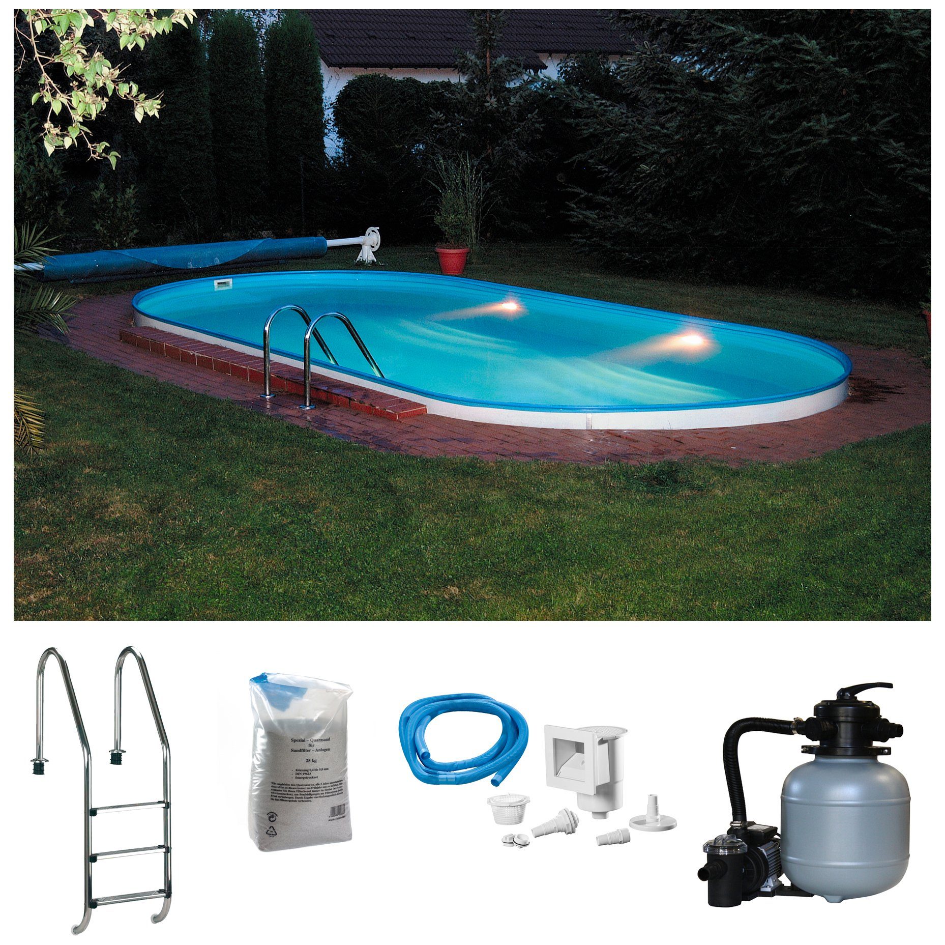 KONIFERA Ovalpool LANZAROTE 3 (Set, 5-tlg), günstig online kaufen