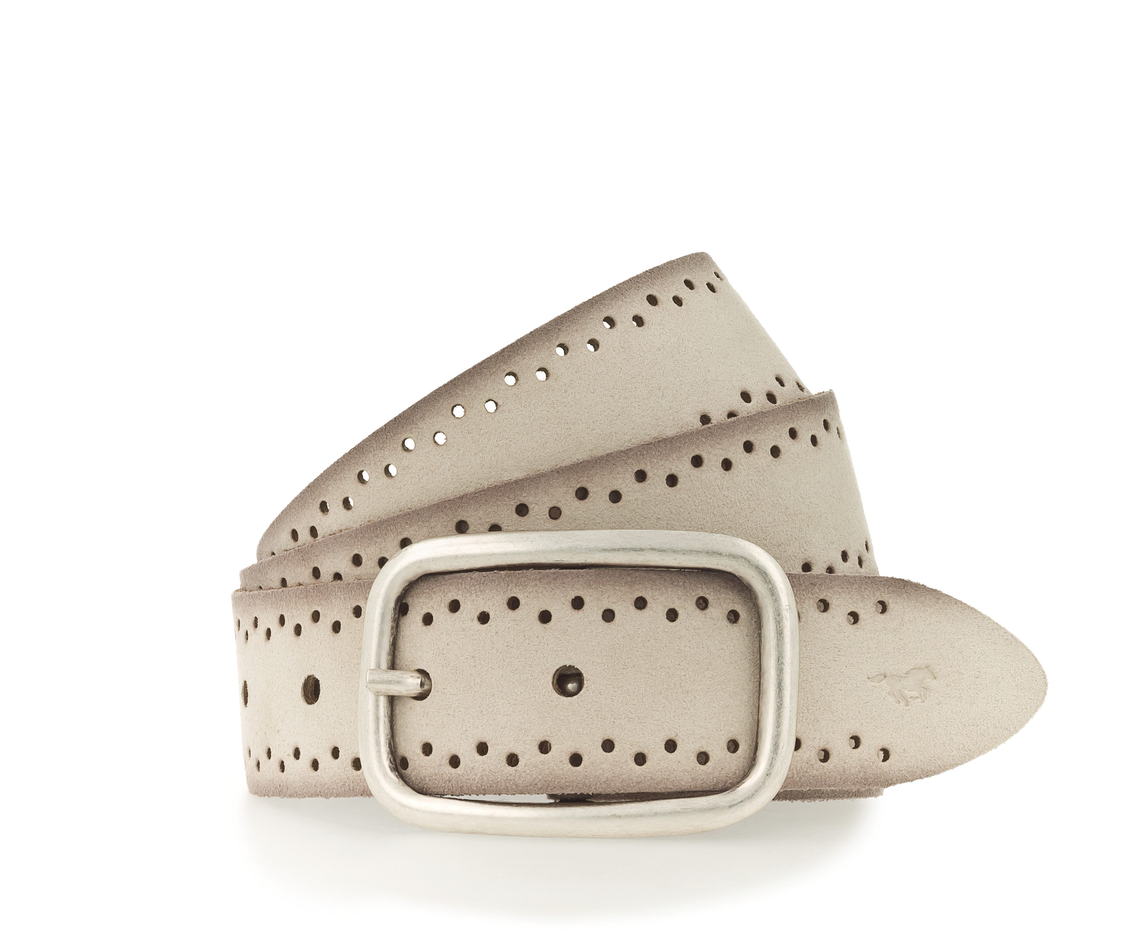 MUSTANG Ledergürtel Robustes, genarbtes Rindsleder mit Lochstanzung, 3,5 cm günstig online kaufen