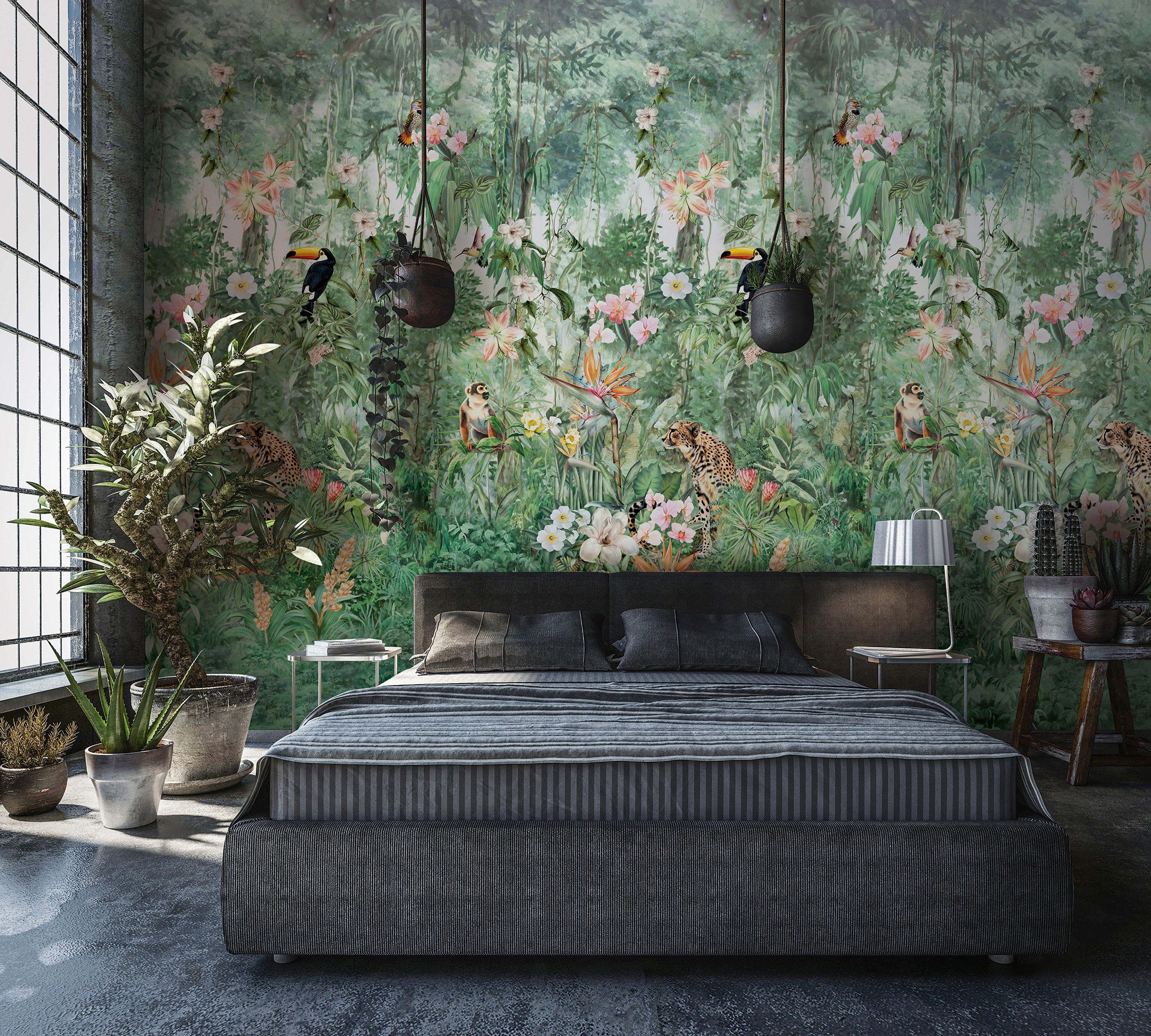 Marburg Fototapete Akela, glatt, matt, moderne Tapete für Wohnzimmer Schlafzimmer Küche