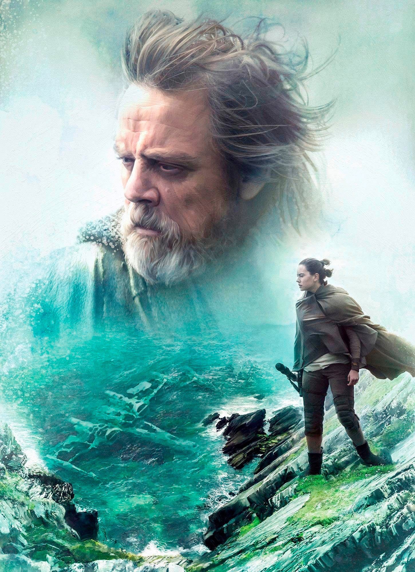 Komar Fototapete STAR WARS The Last Jedi - Größe 184 x 254 cm, glatt, bedruckt, Kinderzimmer