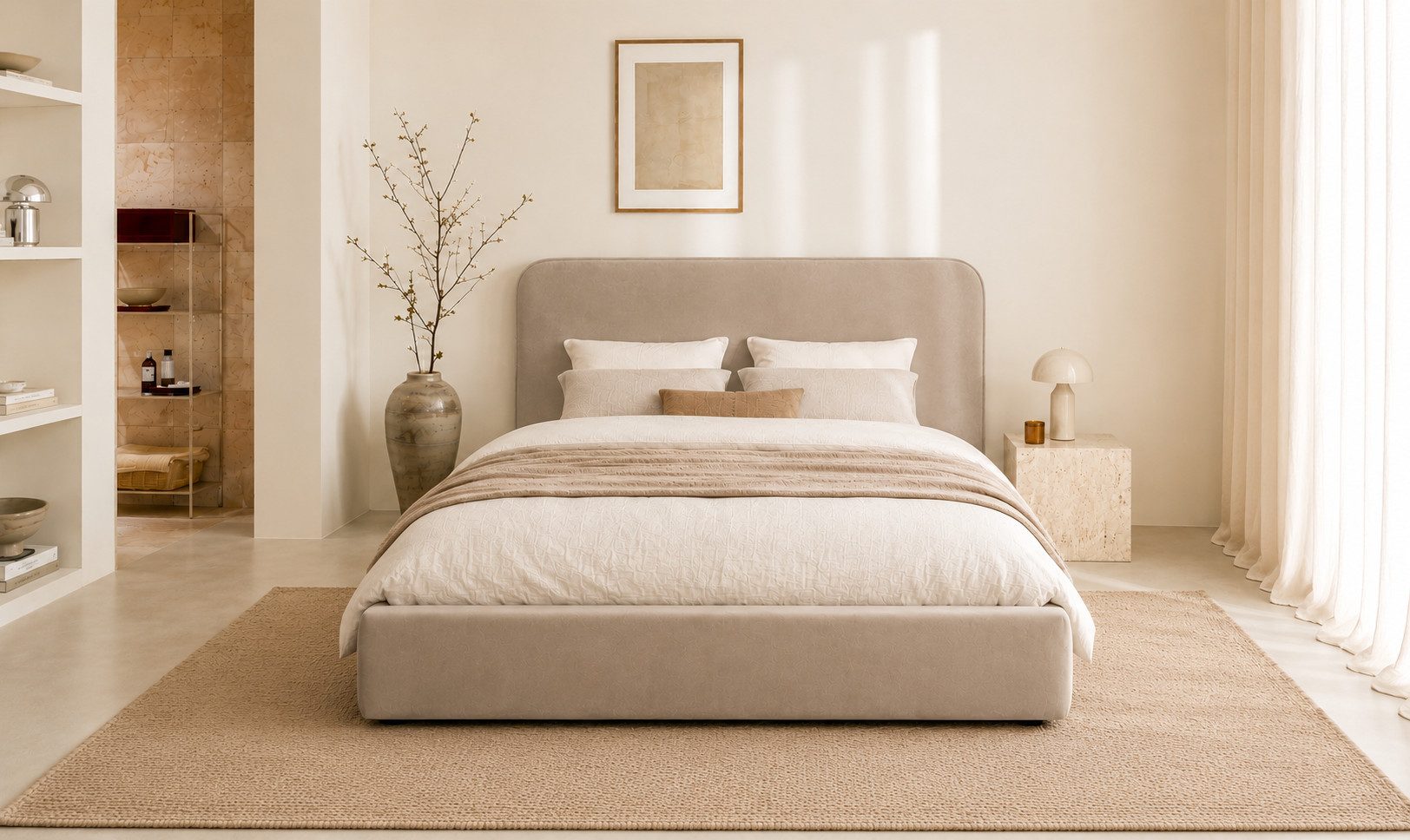 LeGer Home by Lena Gercke Polsterbett ELIRA mit/ohne Bettkasten, mit/ohne Matratze, Breite 120/140/160/180cm, Bonnell-/Taschenfederkernmatratze (H2, H3, H4), mit/ohne Lattenrost