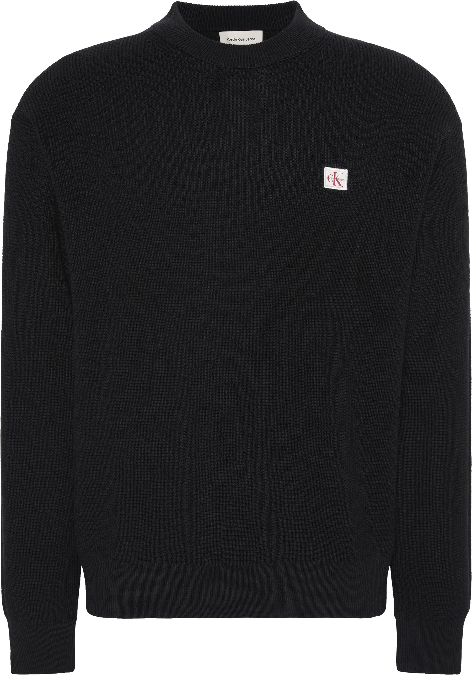 Rundhalspullover LS EZ COTTON WAFFLE CRWNK SWTR 9