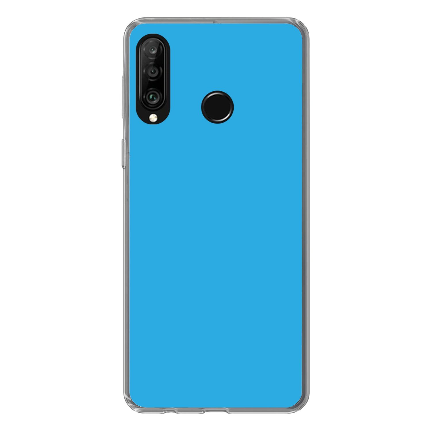 Handyhülle für Huawei P30 Lite Blau - Licht - Farben