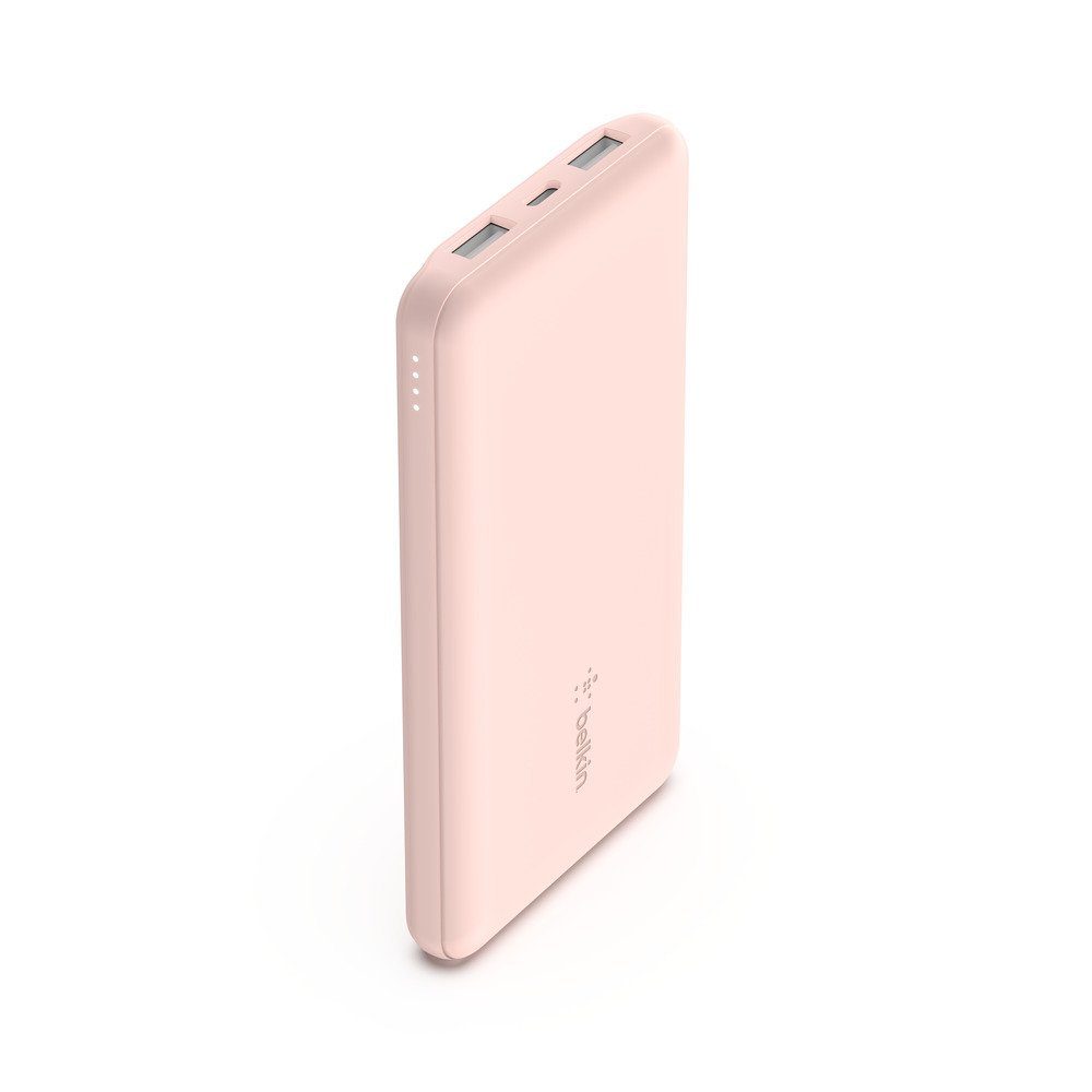 Belkin BoostCharge 10.000mAh Powerbank 15 Watt zum Laden von 3 Geräten Powerbank 10000 mAh, 1x USB-C, 2x USB-A, Power für bis zu 40 Stunden
