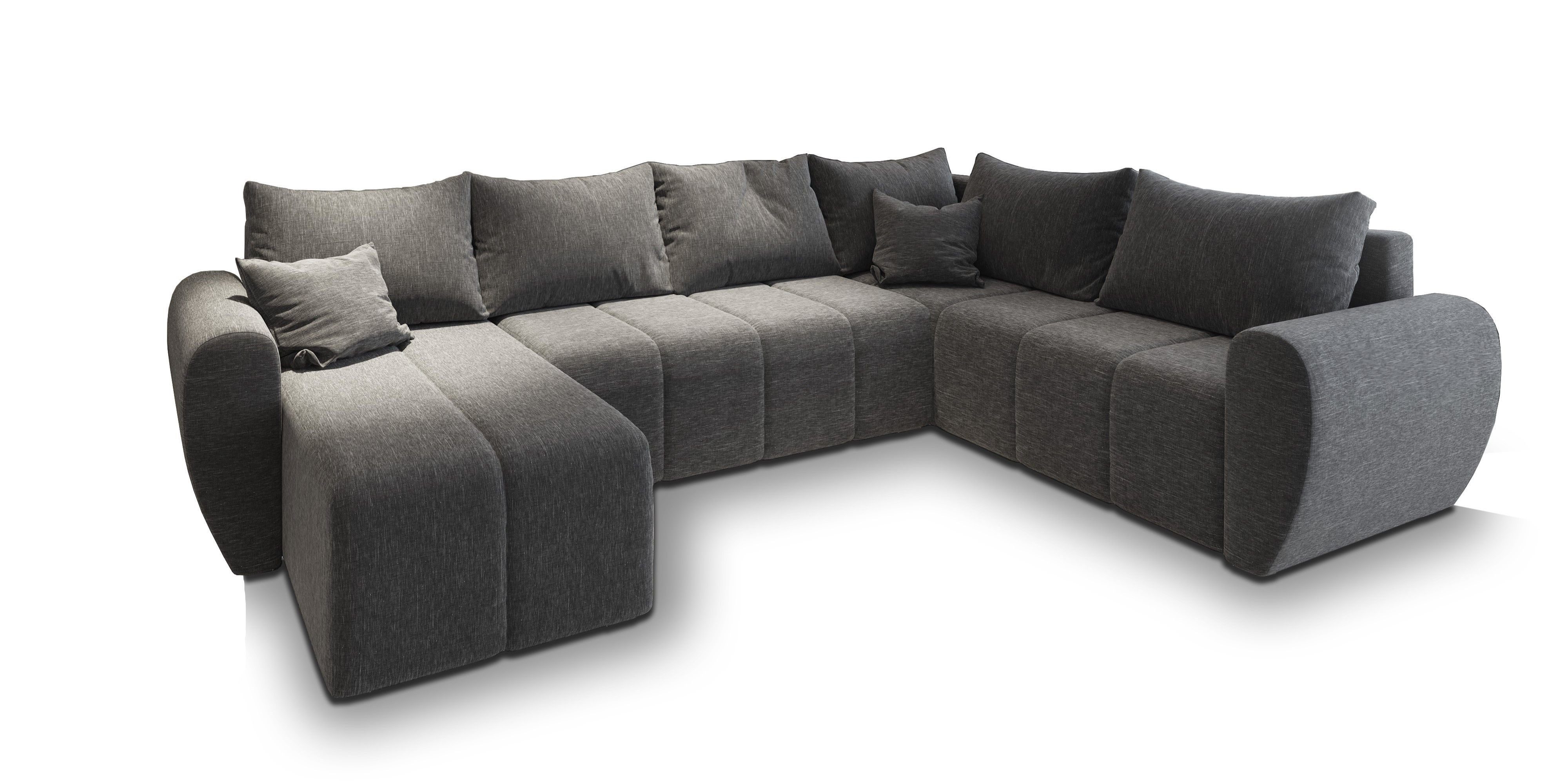 Masseno Ecksofa MADISON mit Schlaffunktion U-Form, günstig online kaufen