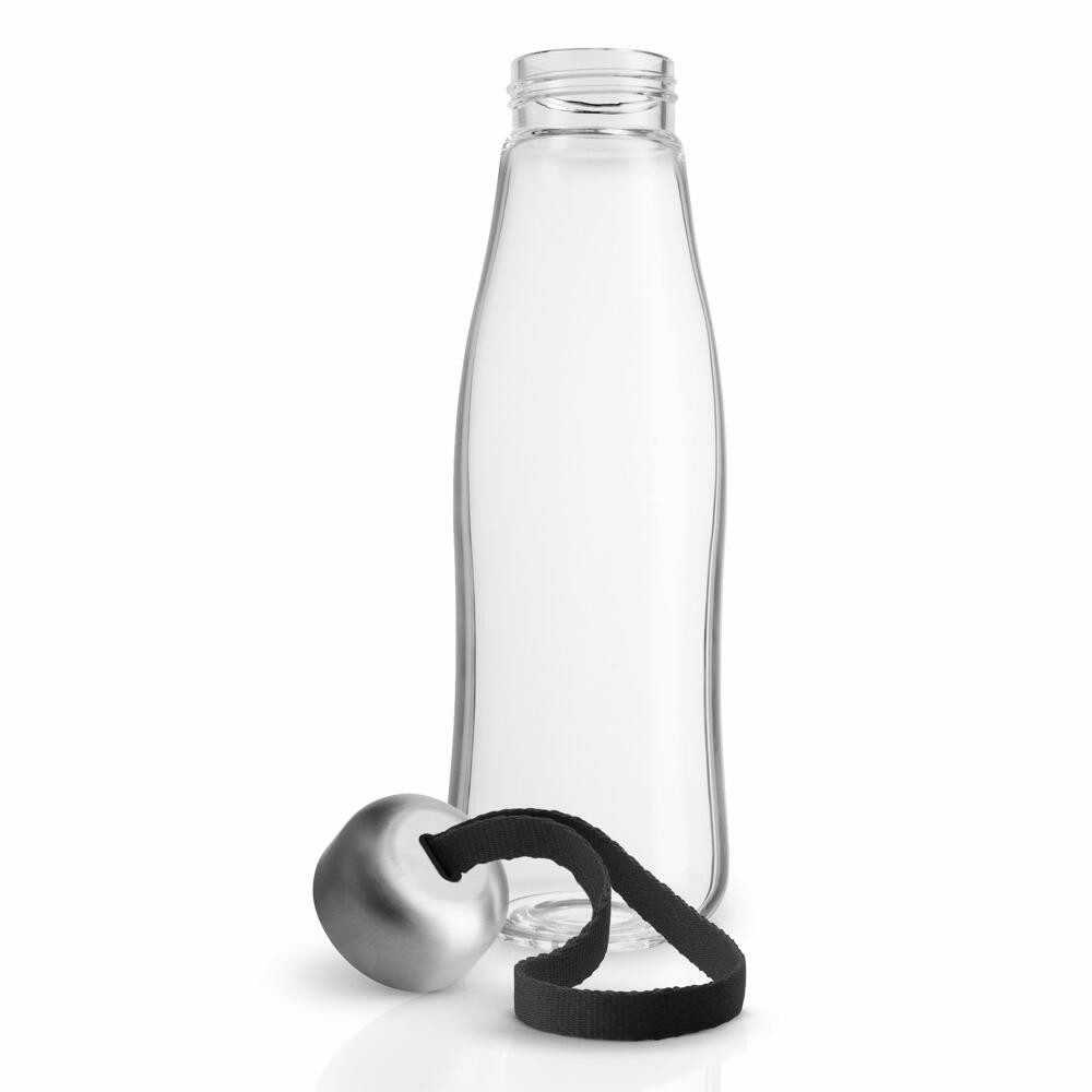 Eva Solo Trinkflasche Glas Black 500 ml