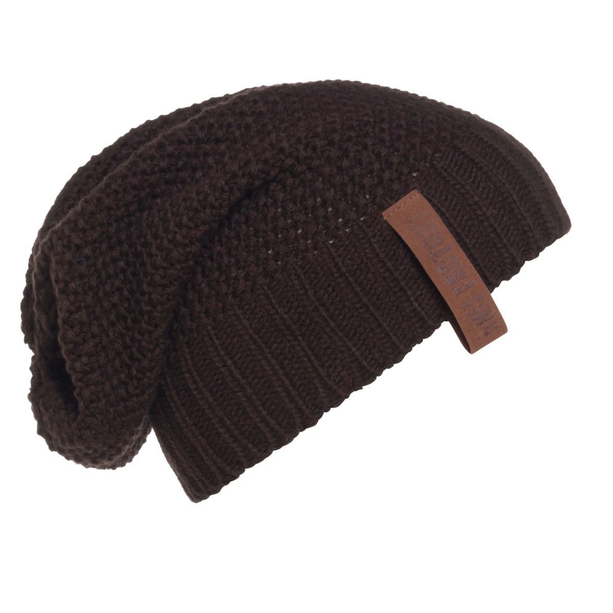 Strickmütze Coco Mützen One Size Glatt Braun