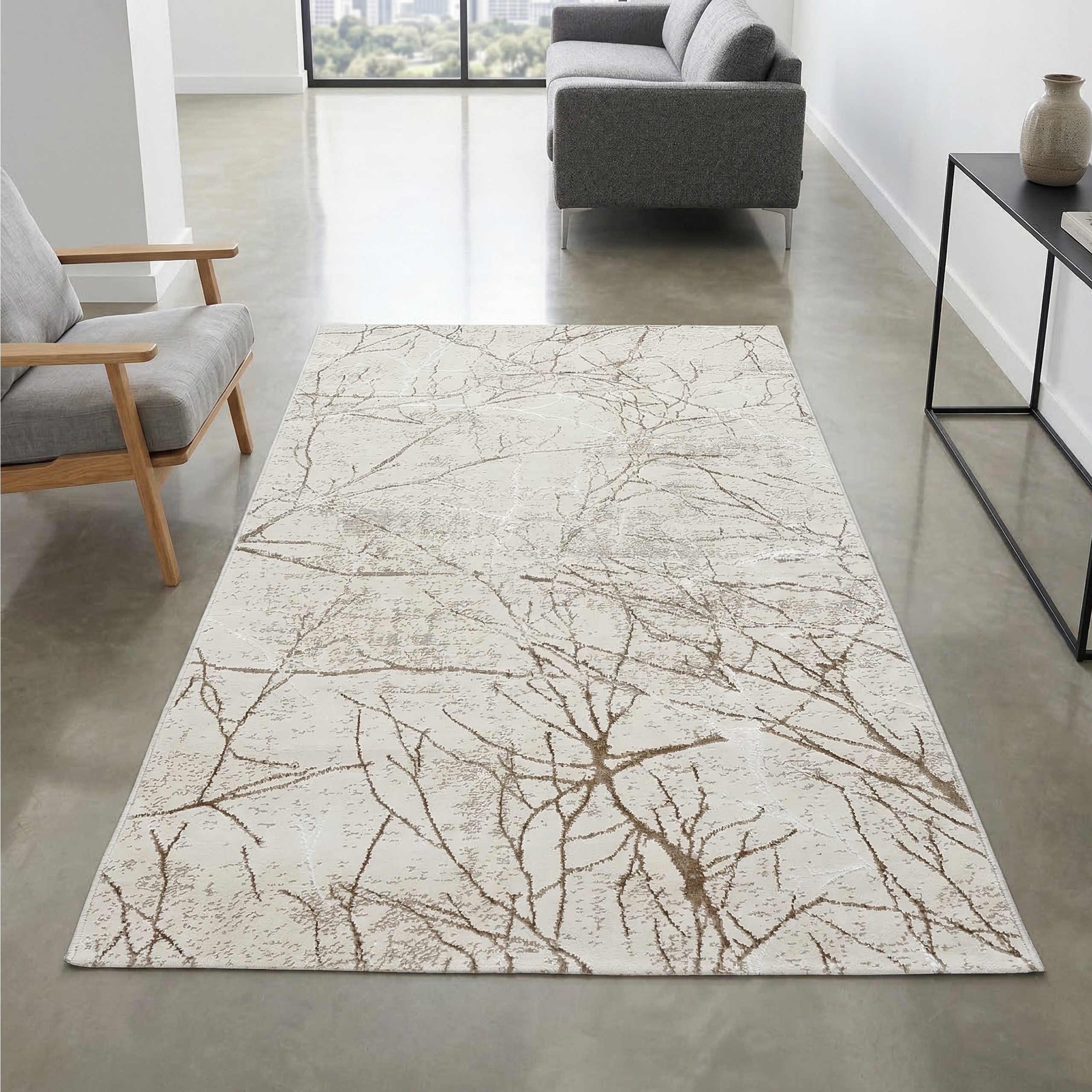 Carpetia Designteppich Dekorative Muster, rechteckig, Höhe: 8 mm, pflegeleicht, weich