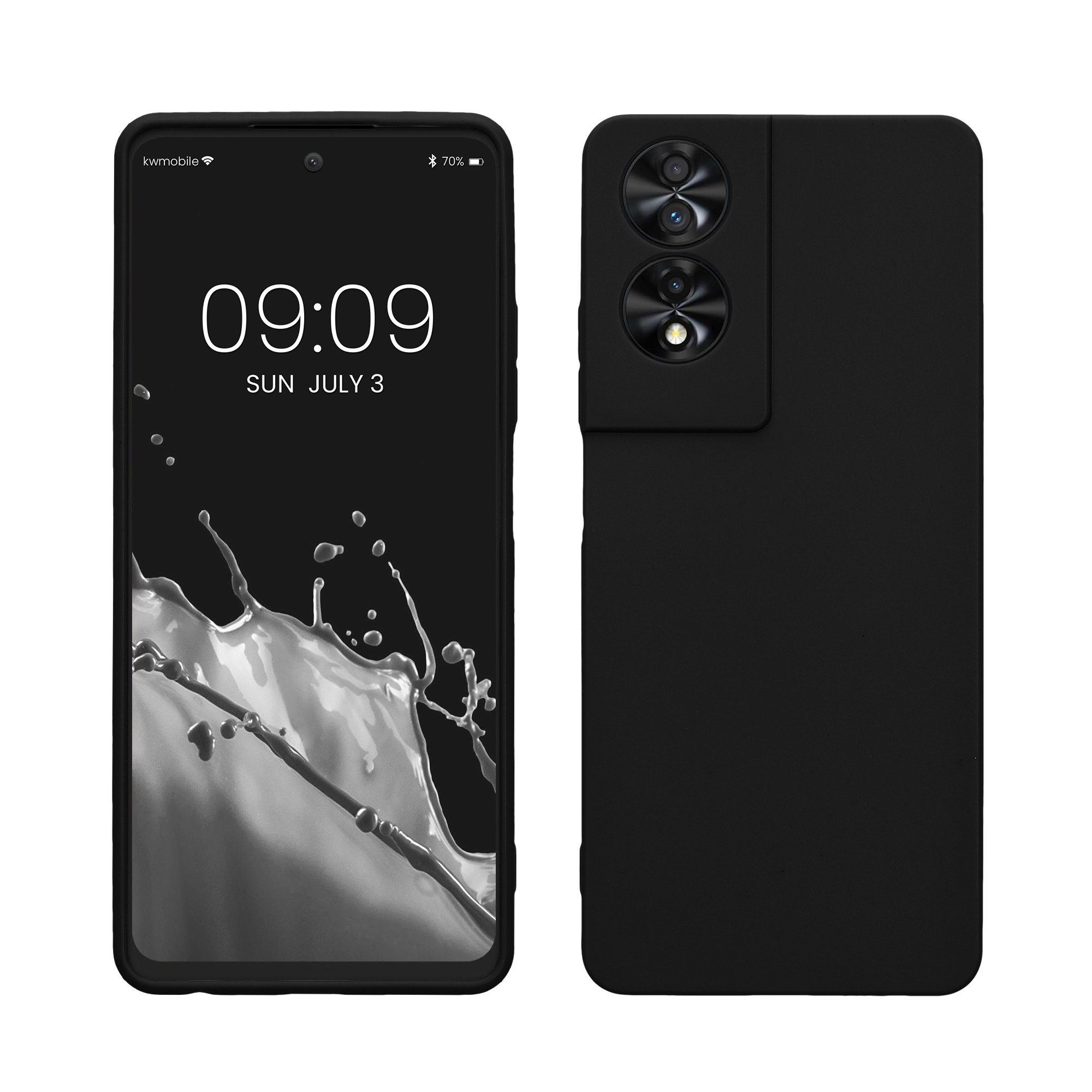 kwmobile Handyhülle Hülle für TCL 40 NxtPaper, Hülle Silikon - Soft Handyhülle - Handy Case Cover