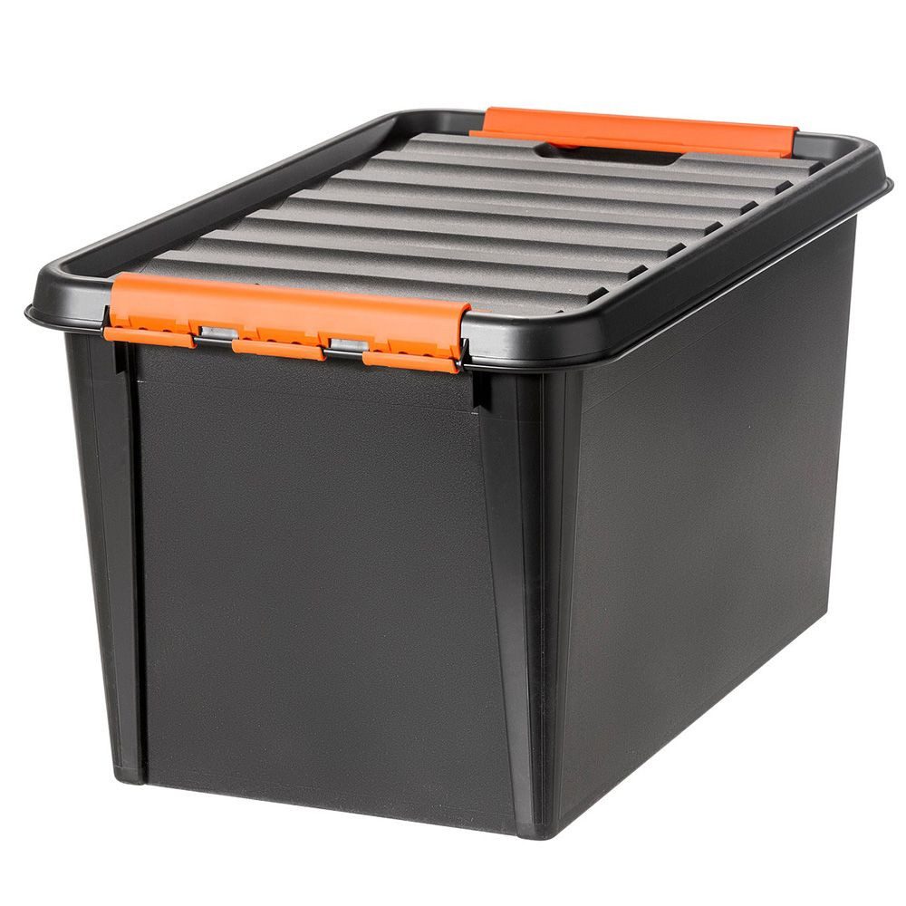 Orthex Aufbewahrungsbox SmartStore Aufbewahrungsbox Pro 45 mit Deckel 50 Liter 59 x 39 x 34 cm