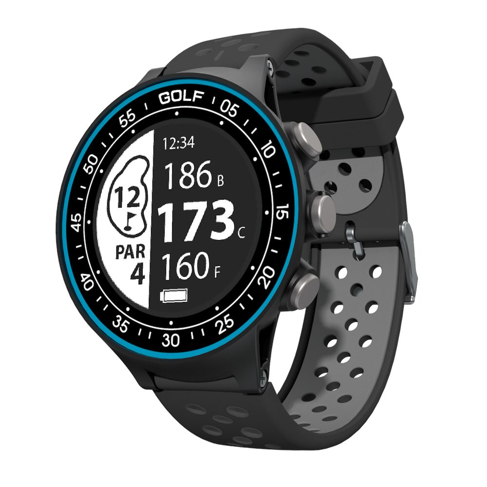 RocketGolf Golfuhr Par.4 (3. Gen) Golf-GPS-Uhr (Einfach & Schlicht, 40.000+ Golfplätze, Schrittzähler, gratis Updates)