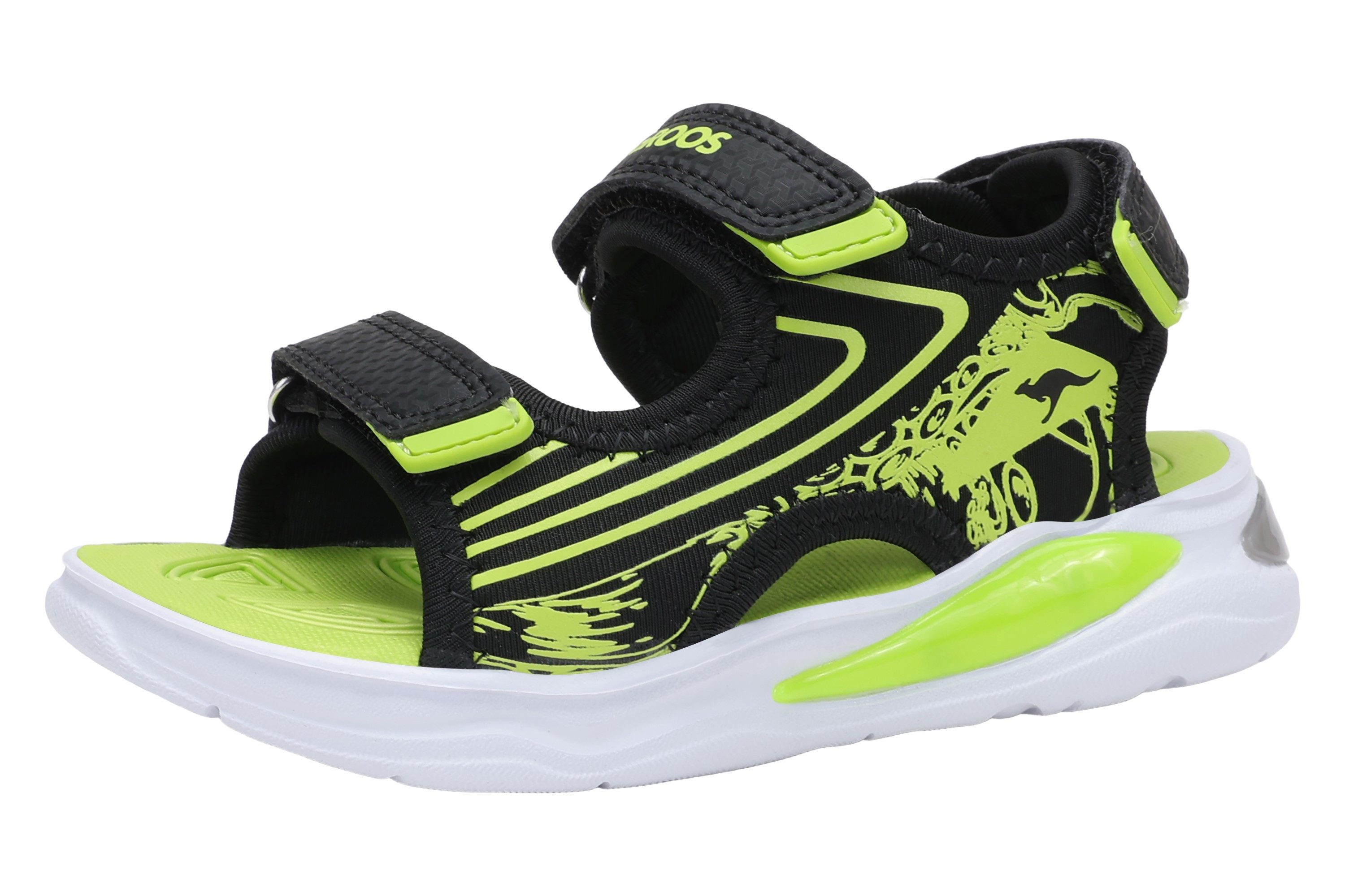 KangaROOS K-SLS GOBLIN Sandale für Alltag, mit Blinkfunktion, mit Klettverschluss