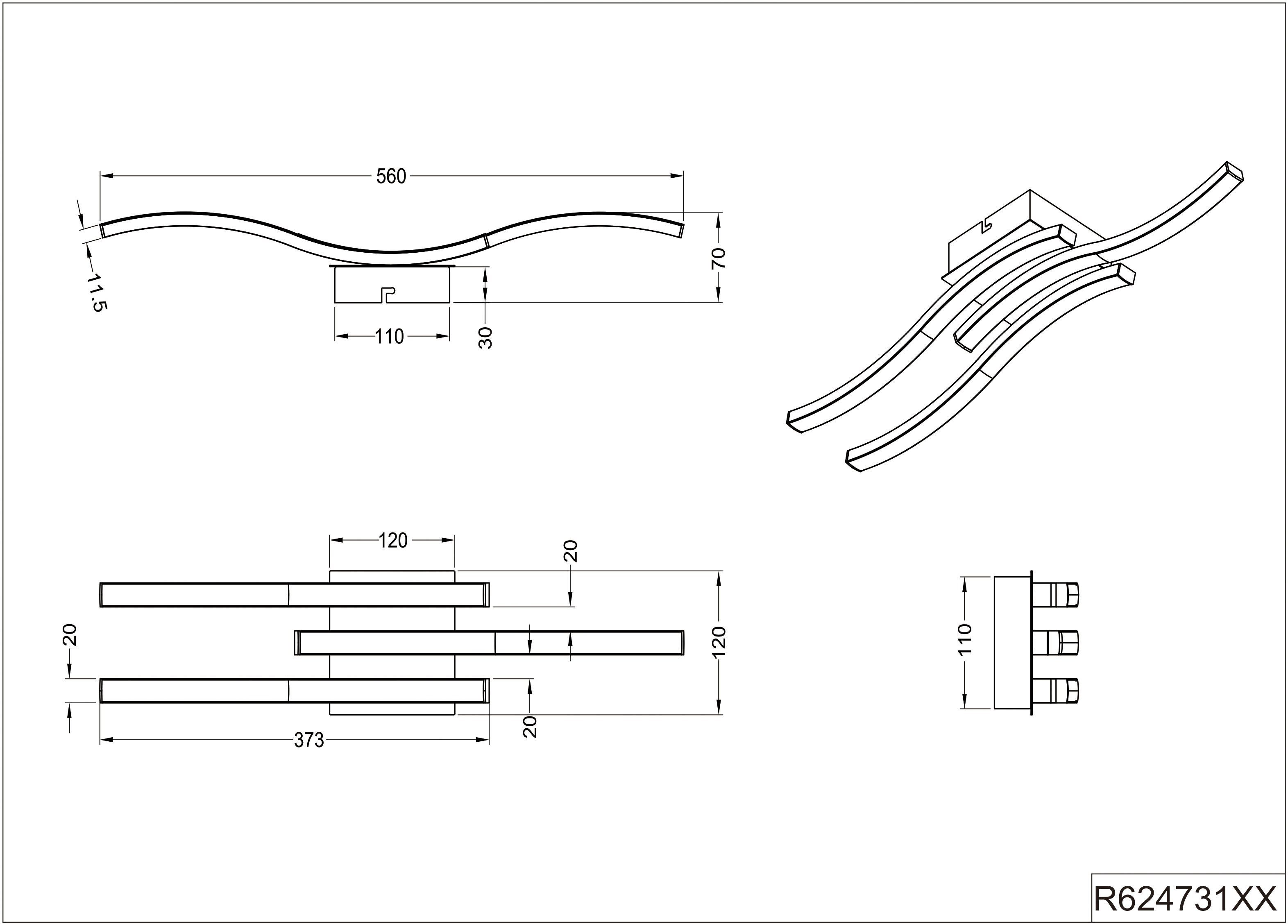 TRIO Leuchten LED Stehlampe Rondo, Dimmfunktion, LED fest integriert, Warmweiß, Stehleuchte mit Fussschalter integrierter Dimmer Höhe 115cm warmweiß