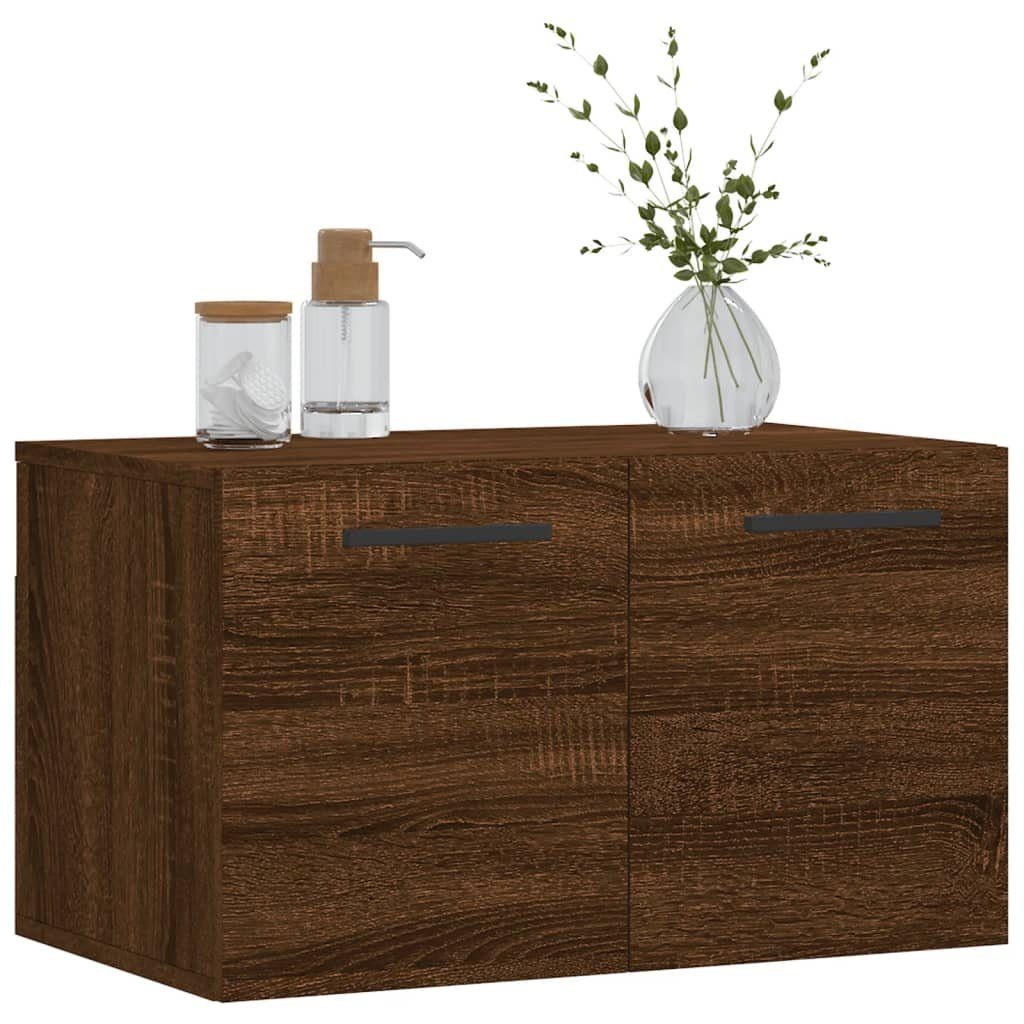 vidaXL Eiche Eichen-Optik Holzwerkstoff (1-St) Wandschrank Braun 60x36,5x35cm Fächerschrank Braune