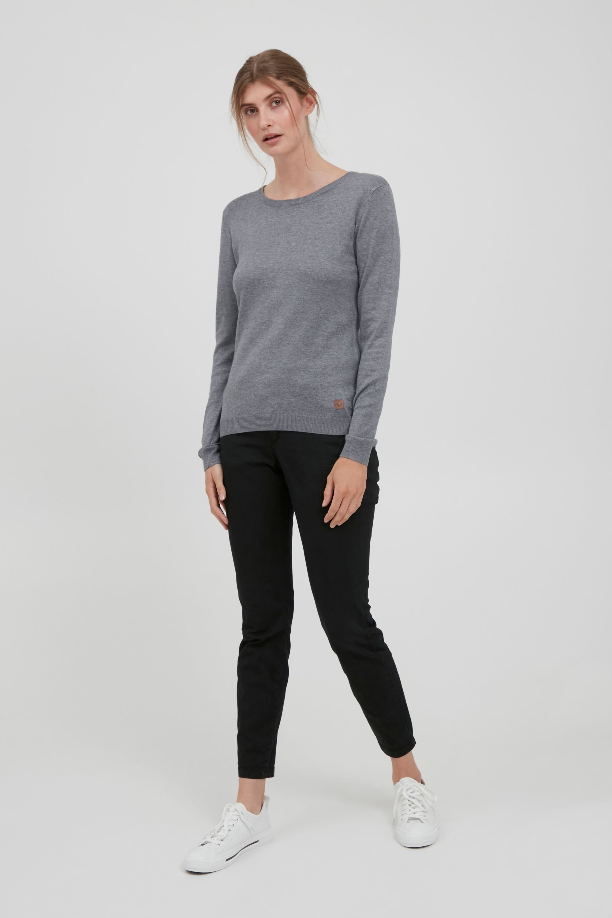 OXMO Strickpullover OXEdda gemütlicher Basic Feinstrickpullover günstig online kaufen