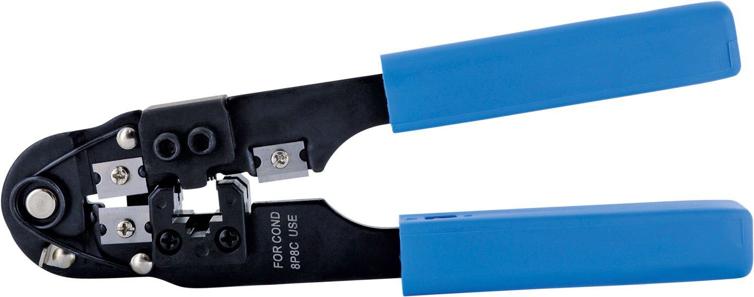 Schwaiger Crimpzange NWZ01 531, für RJ45-Stecker, Universal verwendbar
