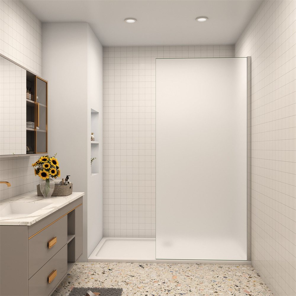 Duschwand Walk in Dusche Duschwand Duschkabine 10mm ESG Glas Duschkabine
