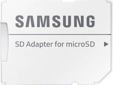 Samsung PRO Plus + microSDXC-Adapter Speicherkarte (128 GB, Class 10, 160 MB/s Lesegeschwindigkeit)