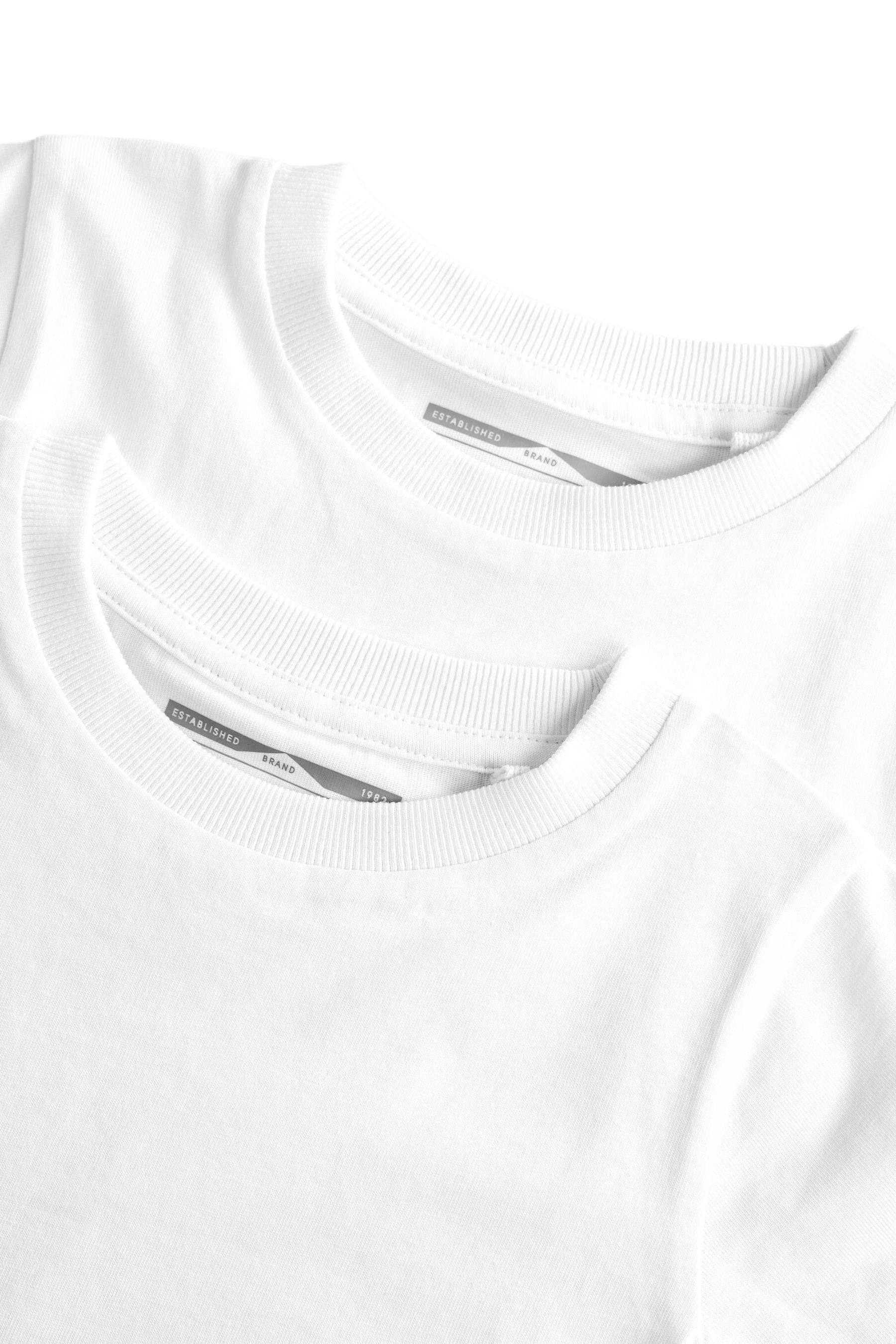 Next T-Shirt Kurzärmlige T-Shirts, 2er-Pack (2-tlg)