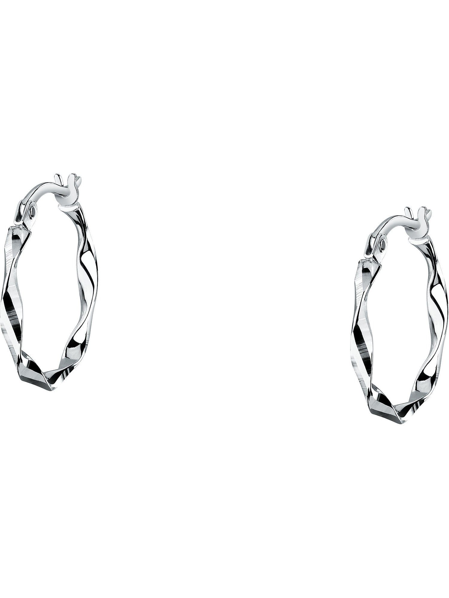 CHRIST Paar Creolen CHRIST Damen-Creolen 585er Weißgold (Paar), Damenschmuc günstig online kaufen