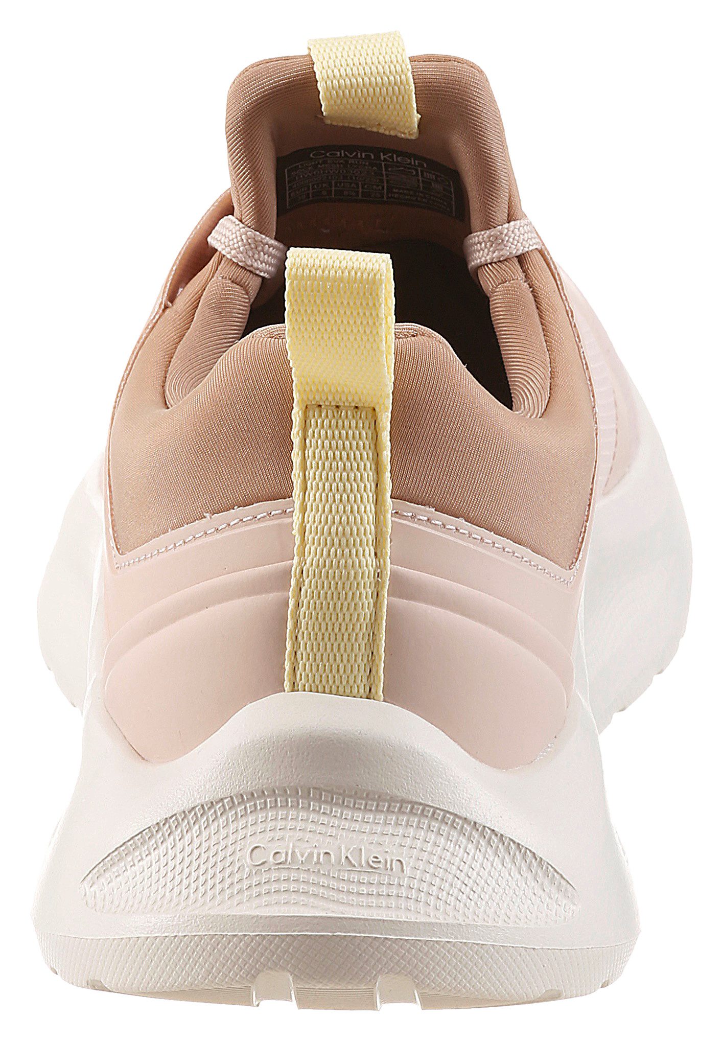 Calvin Klein LIGHT RUNNER SOCK MESH LYCRA Slip-On Sneaker Slipper, Halbschuh, Freizeitsneaker mit Mesh-Einsatz