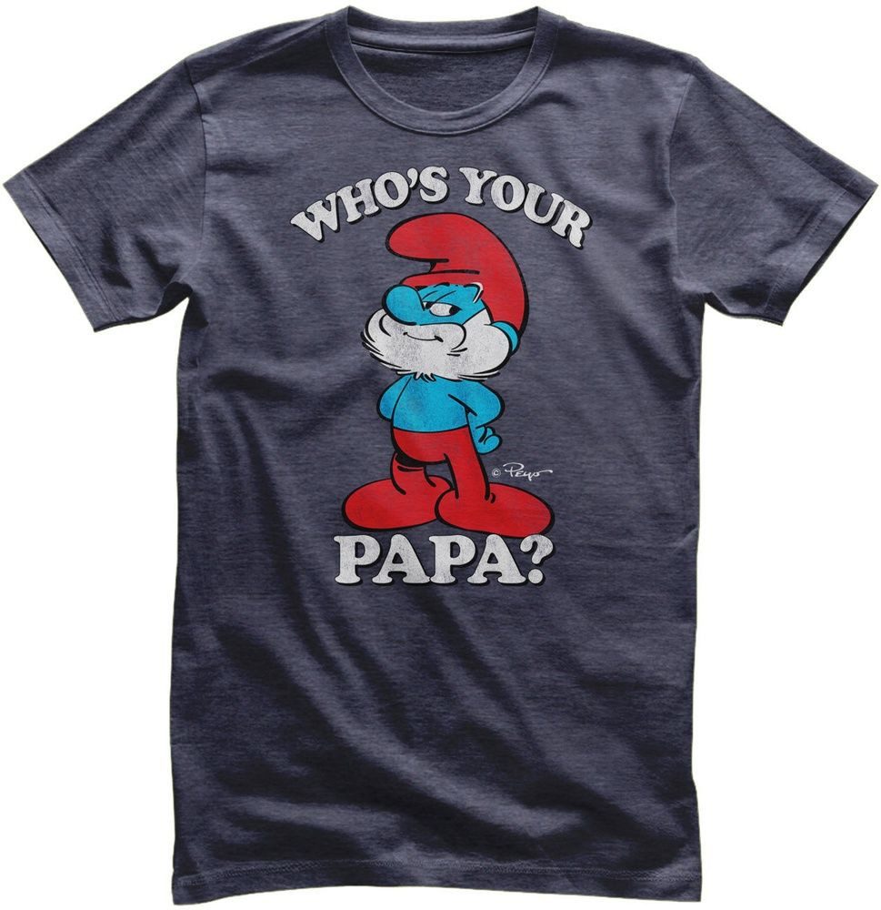 Die Schlümpfe T-Shirt Who's Your Papa? T-Shirt