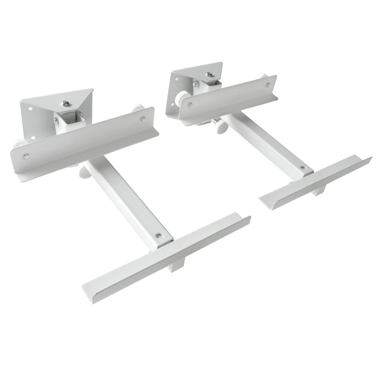 Drall Instruments Lautsprecher-Wandhalterung BH2W, (2-tlg., Boxenhalter Lautsprecherhalter für Boxen Lautsprecher Heimkino weiß)
