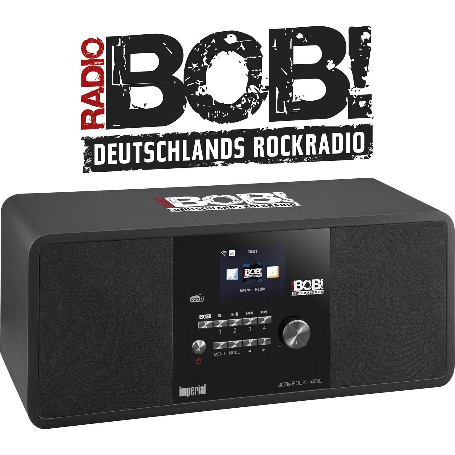 IMPERIAL by TELESTAR »BOBs ROCK RADIO Internet- und DAB+ Digitalradio  Sonderedition« Retro-Radio (Internetradio, DAB+, UKW, Wiedergabe von  Audiodateien über USB (MP3 etc) online kaufen | OTTO