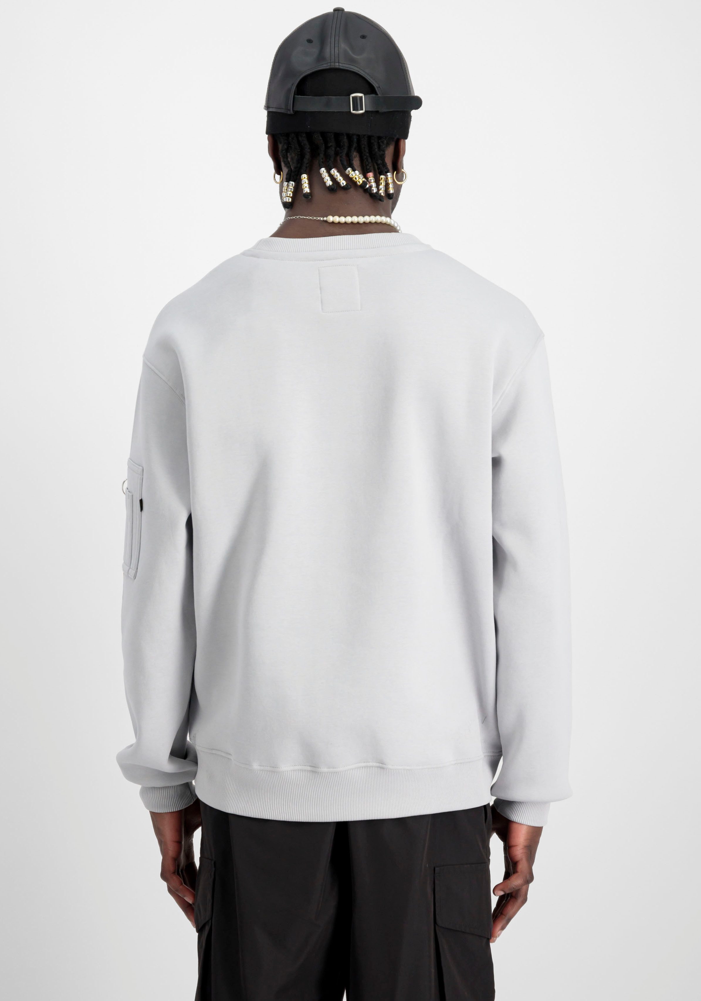 Alpha Industries Sweatshirt Satin Logo Sweater günstig online kaufen