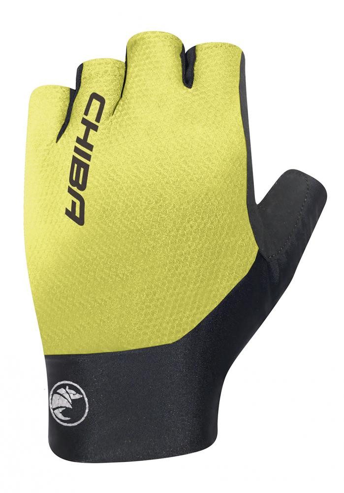 Fahrradhandschuhe CHIBA Team Glove Pro - Radhandschuhe XS neongelb, leicht & atmungsakti