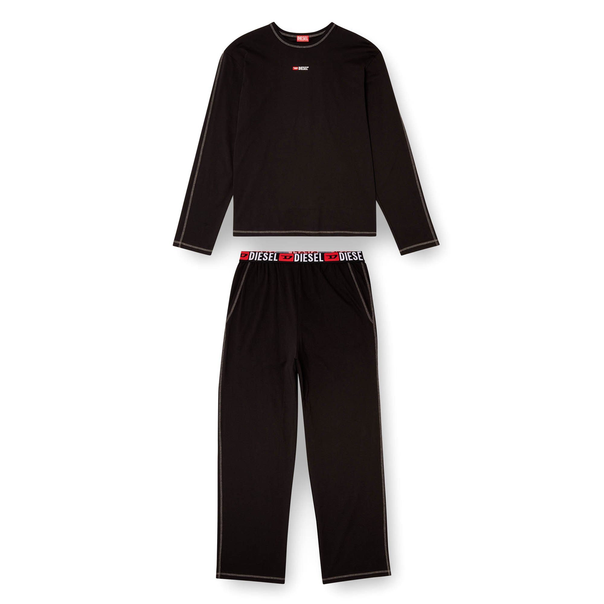 Diesel Pyjama Herren Pyjama Baumwolle SET-NOLAN-D-CORE (2 tlg)