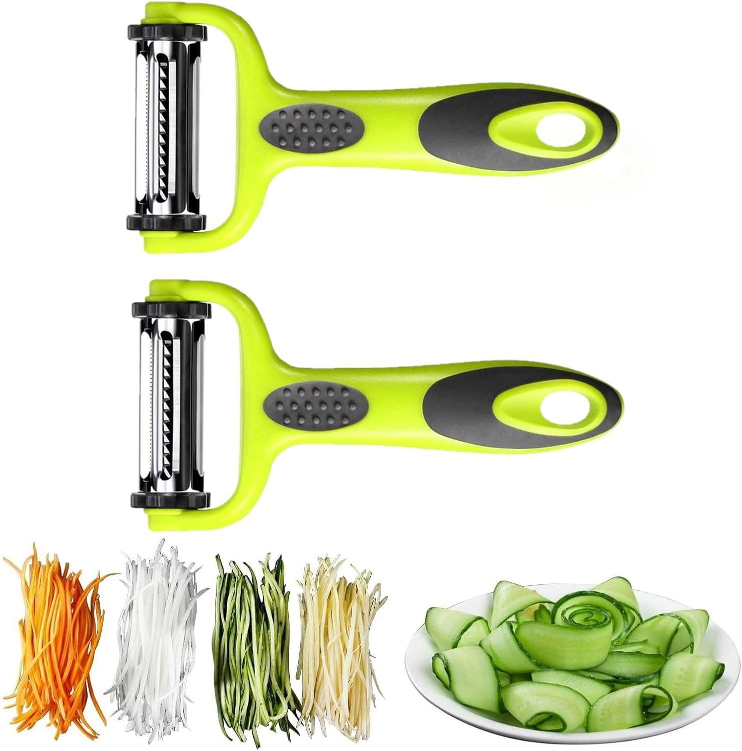 FELIXLEO Kartoffelschäler 2 Stück 3 in 1 Gemüseschäler Multifunktion Y Schäler Kartoffeln, (1-tlg)