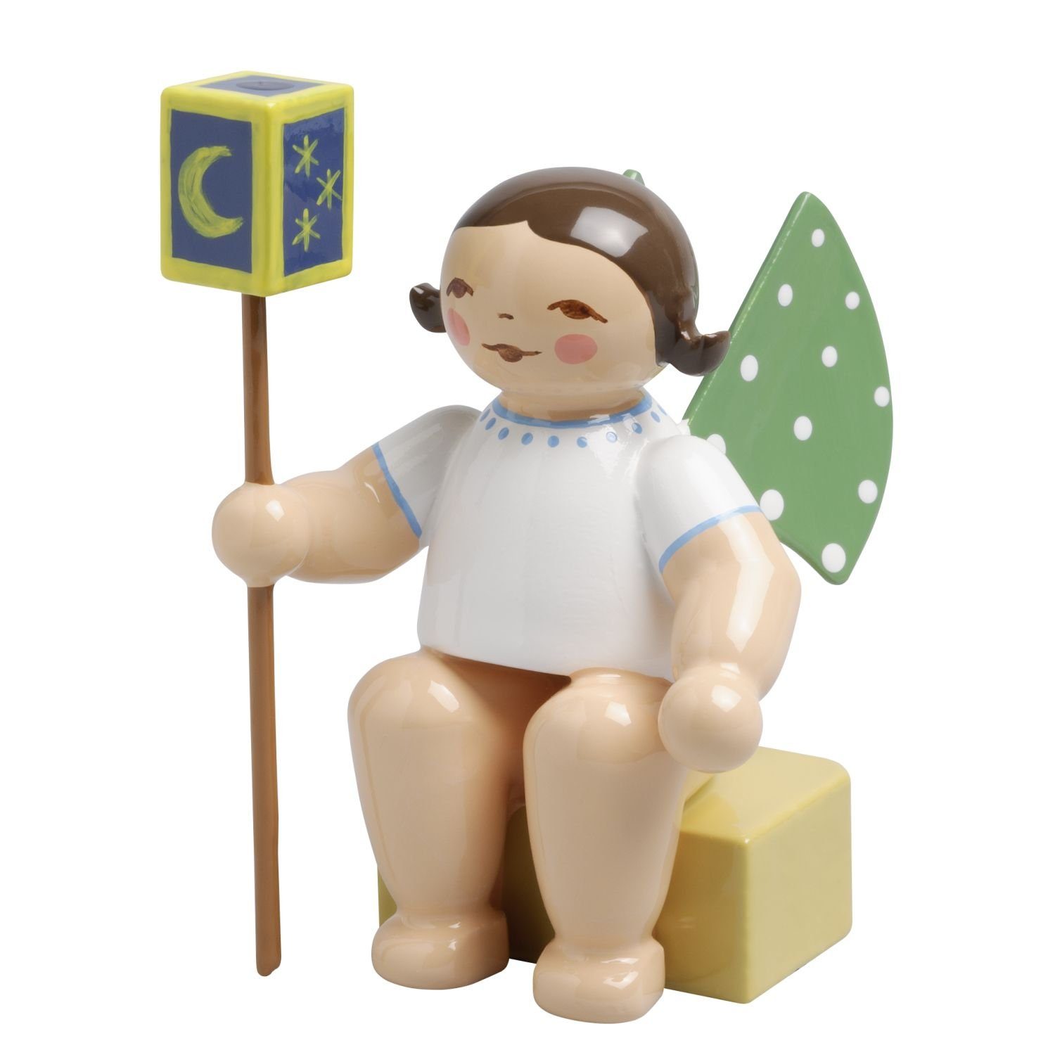 Wendt & Kühn Weihnachtsfigur Engel Klein mit Stablaterne 650/k/51a, zufälli günstig online kaufen