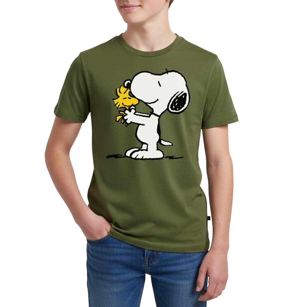 T-Shirt Peanuts Snoopy Und Woodstock Teenager Premium T-Shirt