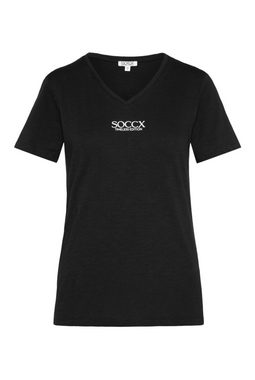 SOCCX V-Shirt aus Baumwolle