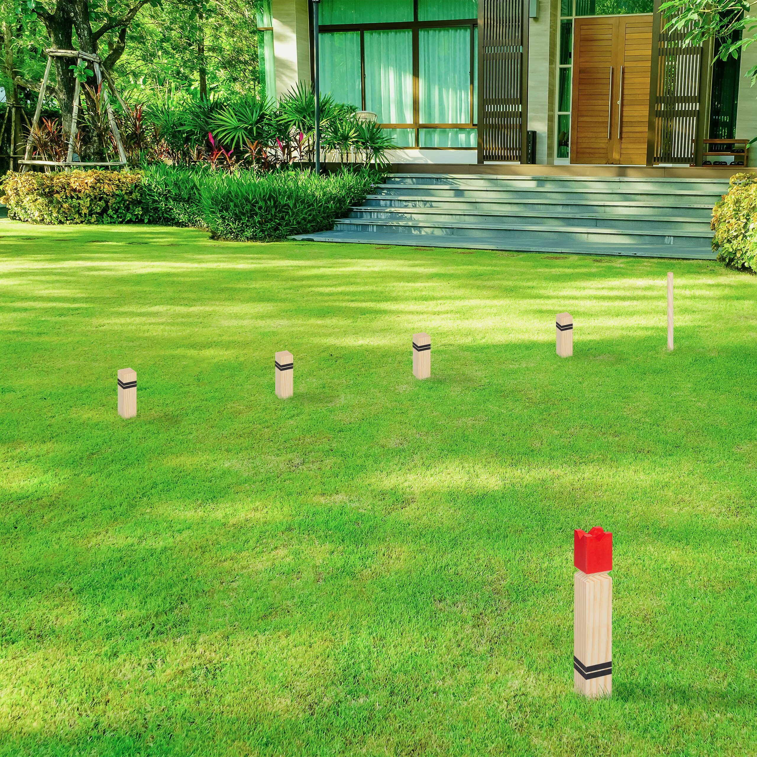 relaxdays Spielzeug-Gartenset 22-tlg. Wikinger Spiel mit Beutel günstig online kaufen