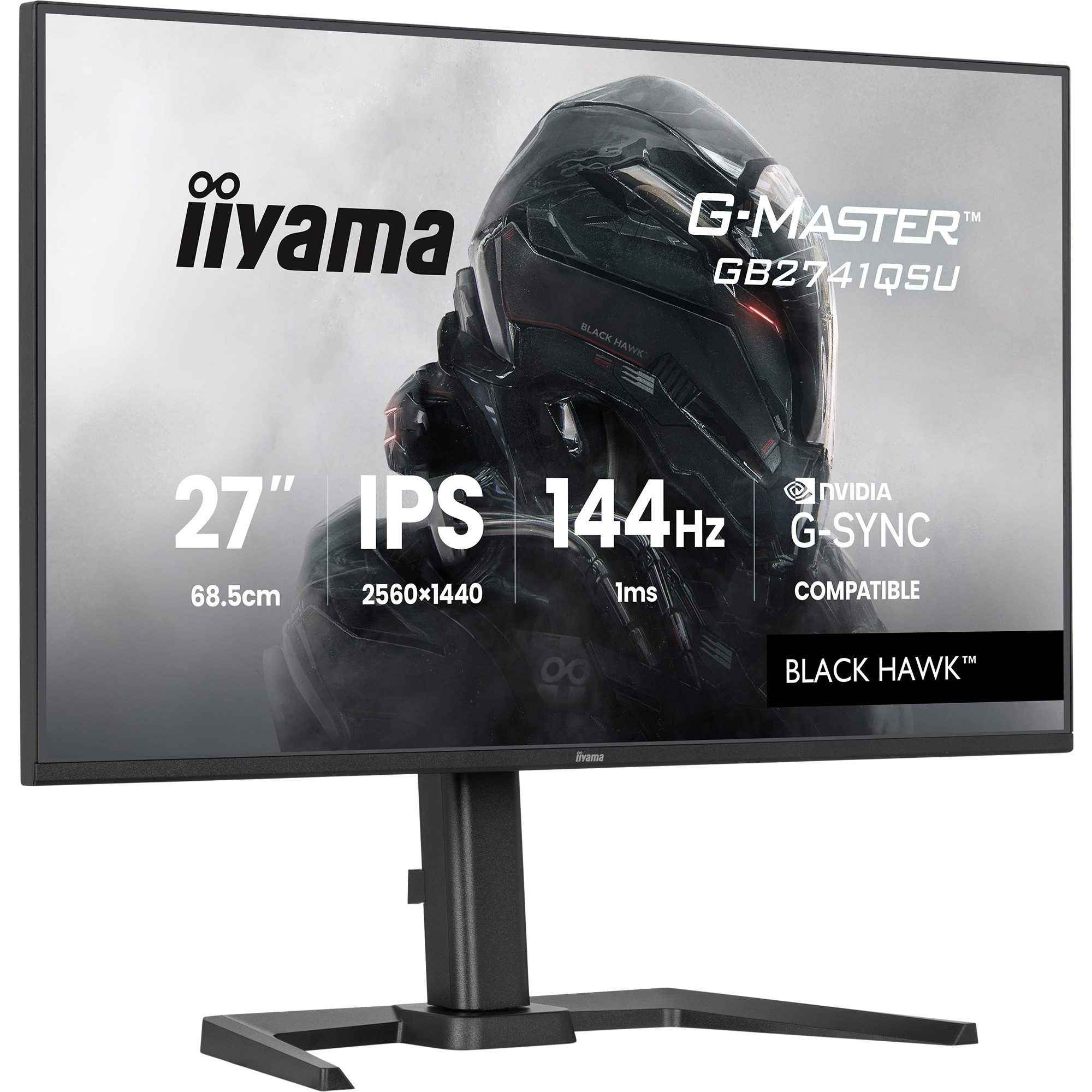 Iiyama iiyama G-Master GB2741QSU-B1 Black Hawk, TFT-Monitor (2560 x 1440 px)
