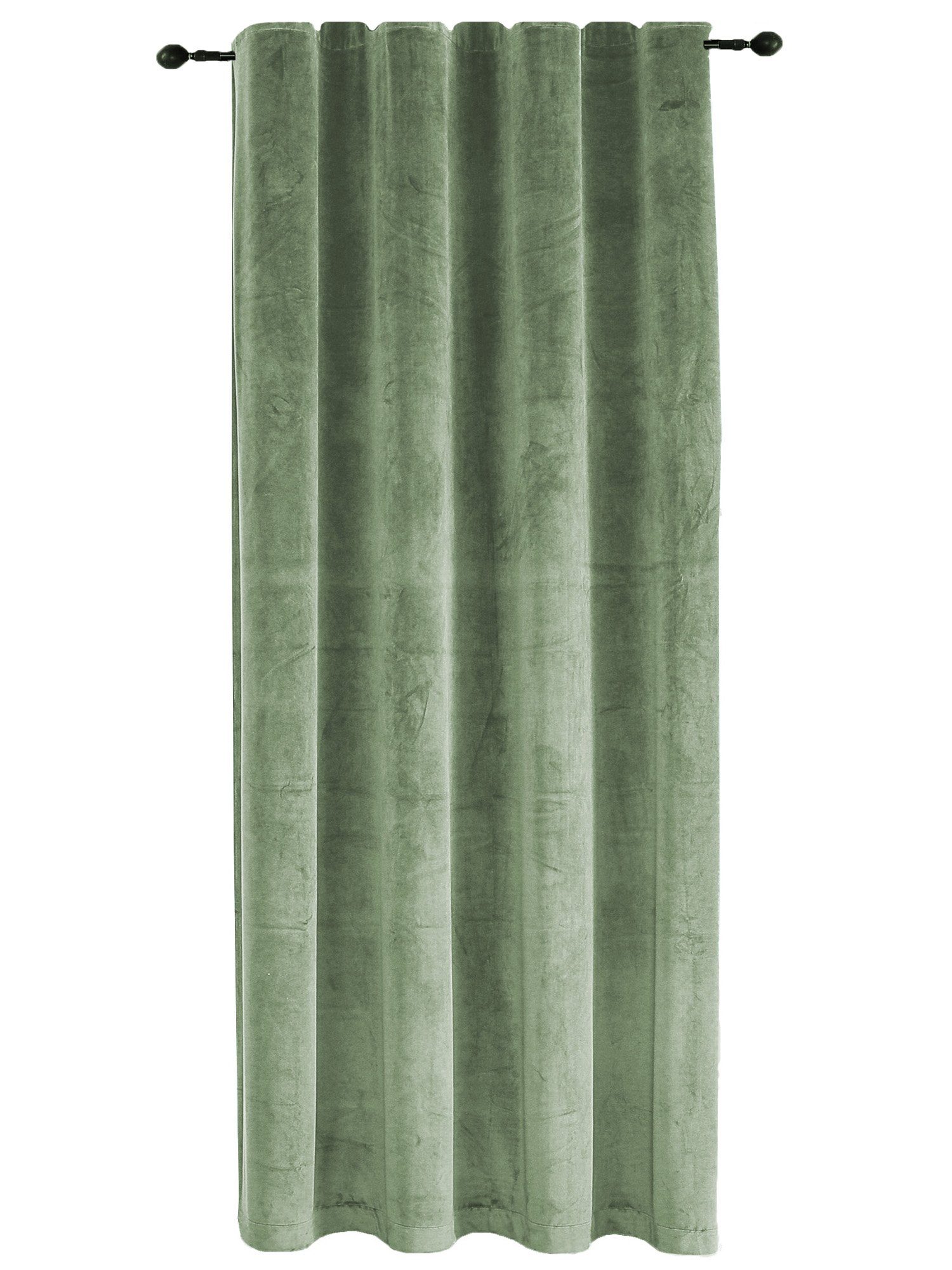 Haus und Deko Gardine Verdunkelungsvorhang Samt weich Vorhang Kräuselband b günstig online kaufen