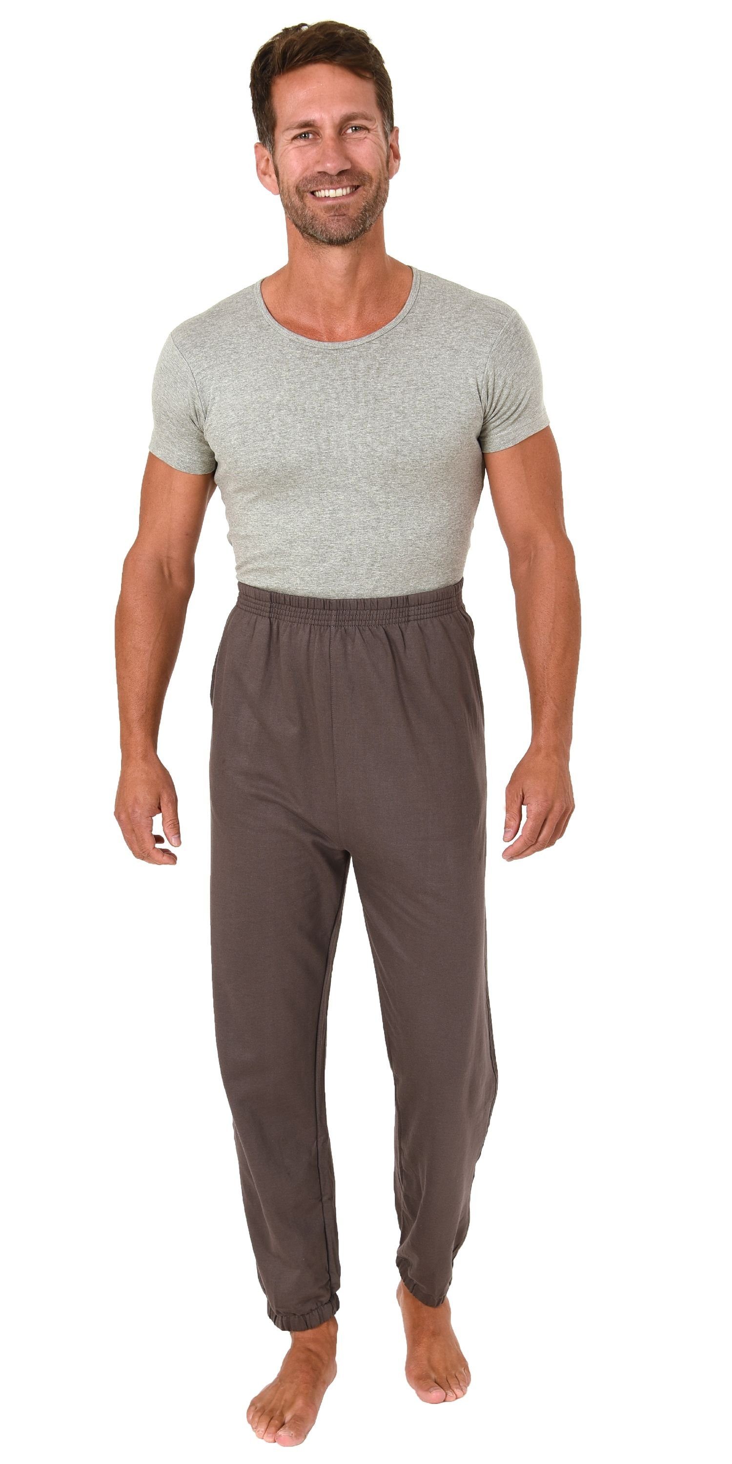 Pyjama Normann UNISEX Jogging Care Look mit Rückenreißverschluss im Pflegeoverall