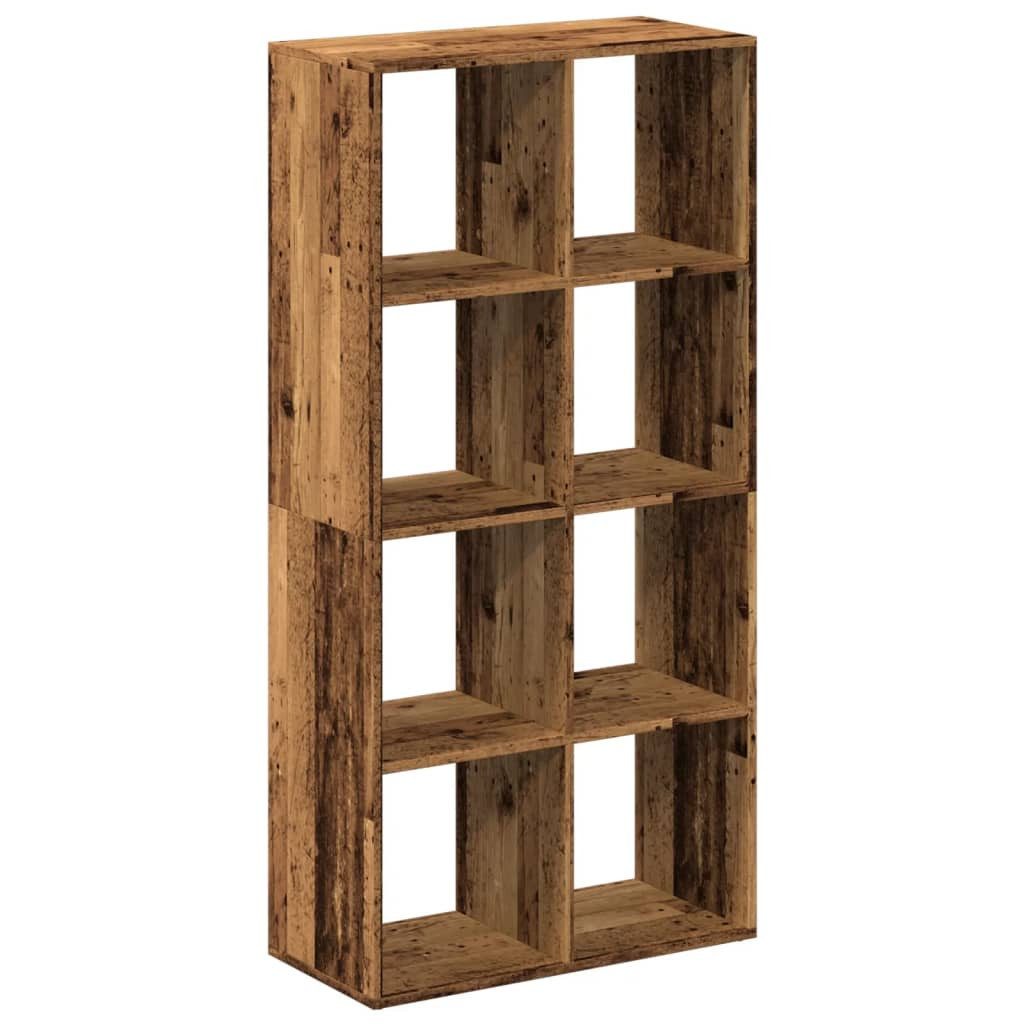 vidaXL Bücherregal Raumteiler-Bücherregal Altholz-Optik 69,5x29x137,5 cm, 1 günstig online kaufen