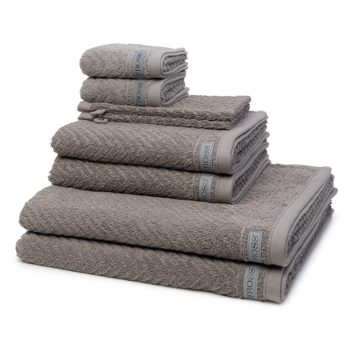 ROSS Handtuch Set Smart, Frottee (Spar-Set, 8-St), 2 X Wasch- 2 X Gäste- 2 günstig online kaufen